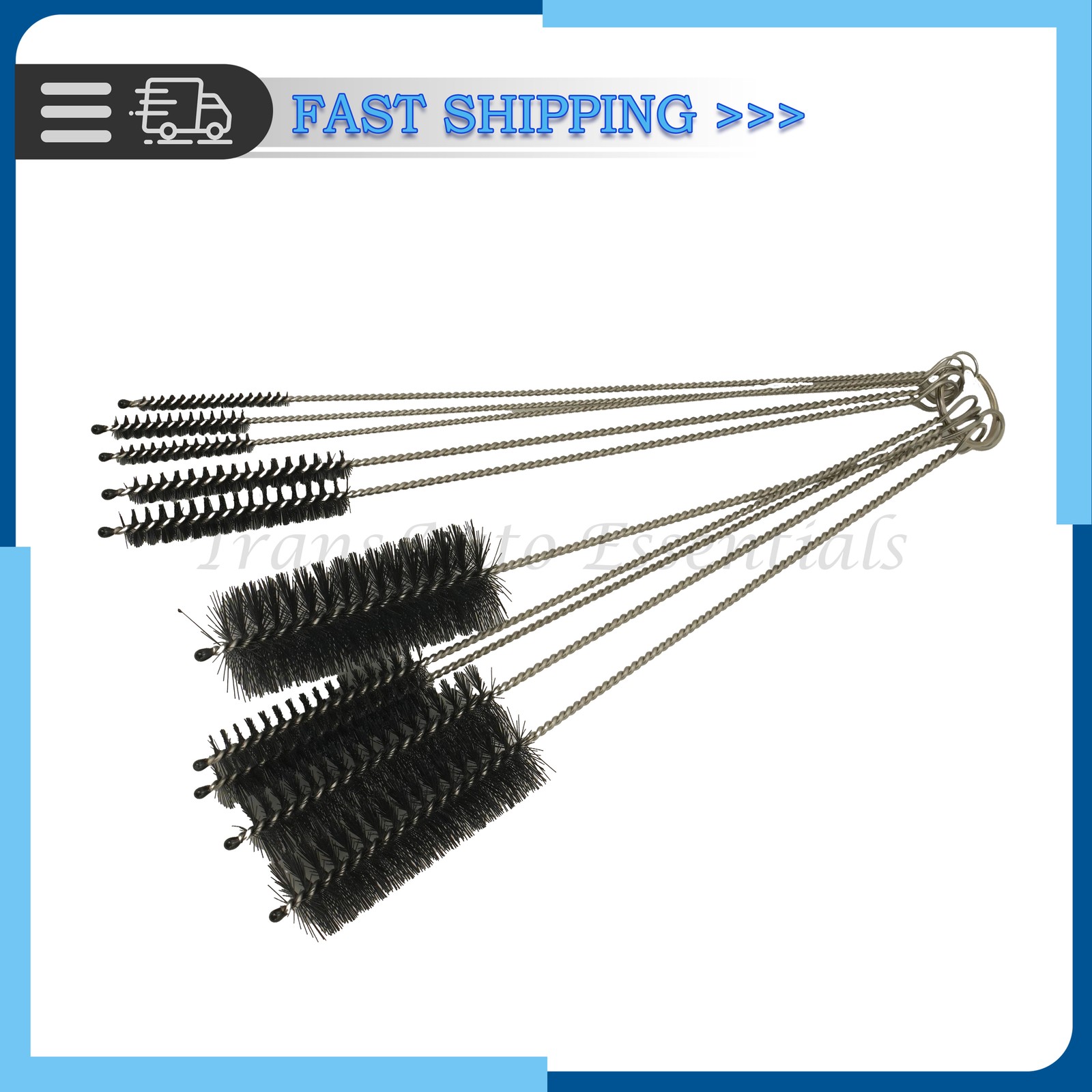 10PCS Set Nylon Small Long Cleaning Straw Brush Cleaner Bottle Tube Pipe US