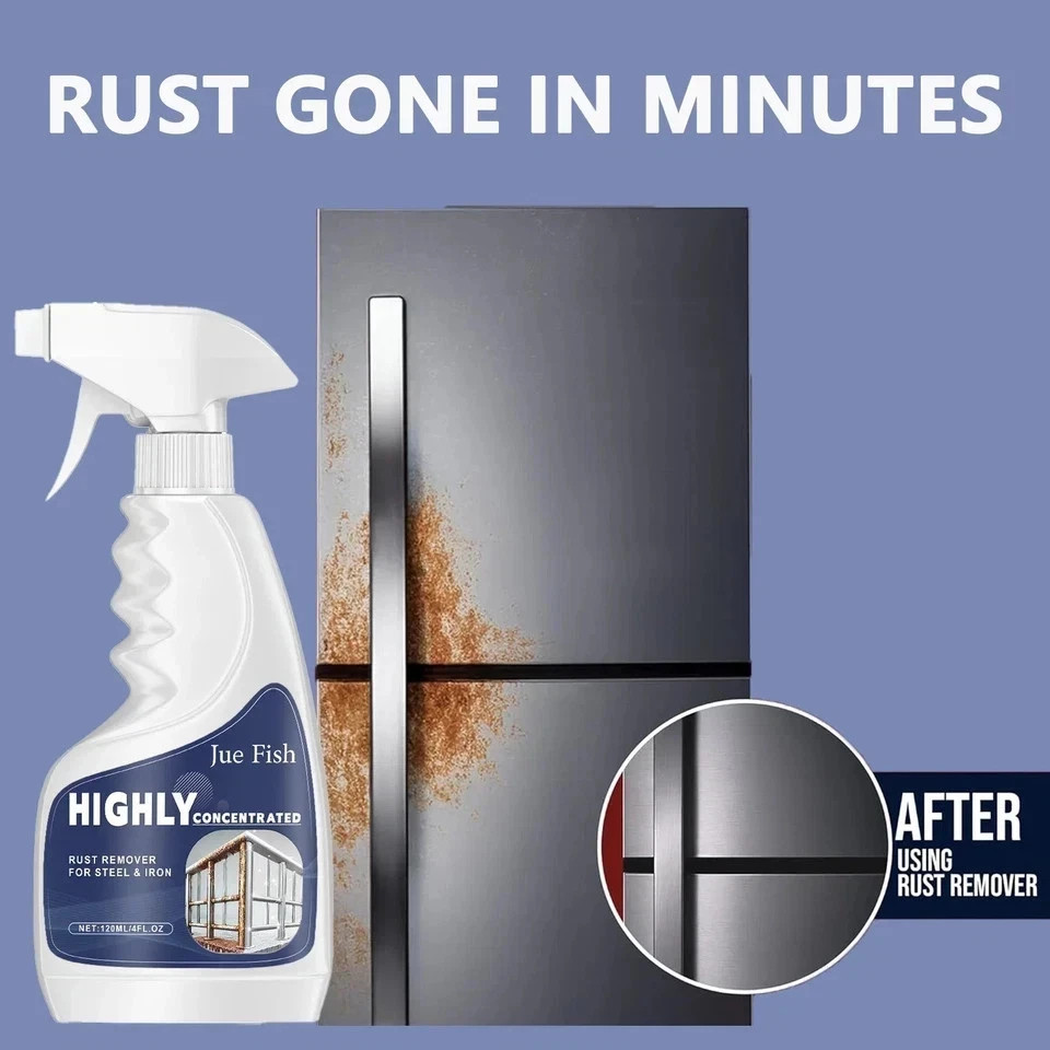 Industrial ﻿Highly Concentrated Rust Remover 120ml For Steel & Iron