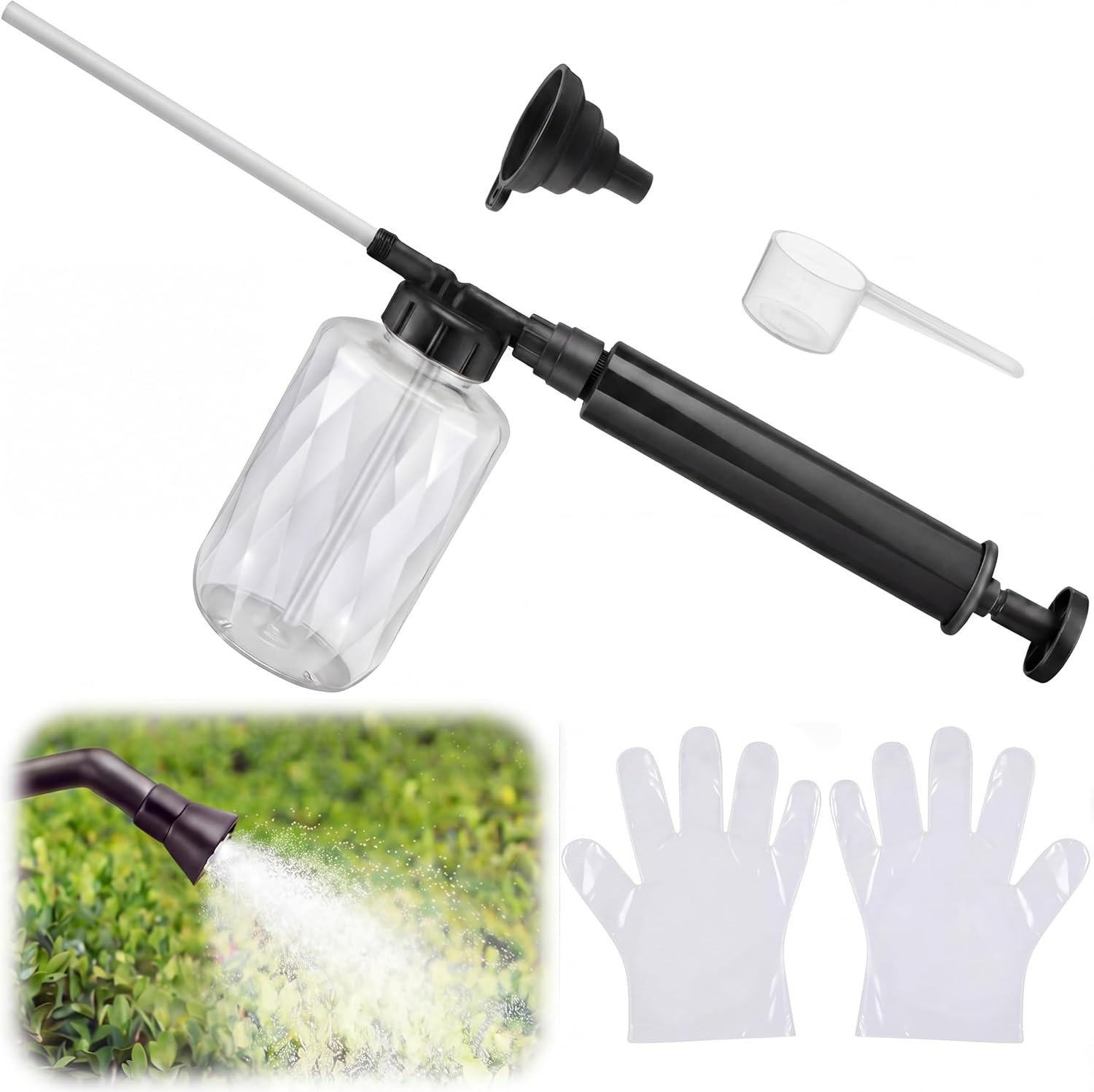 Diatomaceous Earth Powder Duster, 500Ml Garden Powder Applicator Dispenser, Powd
