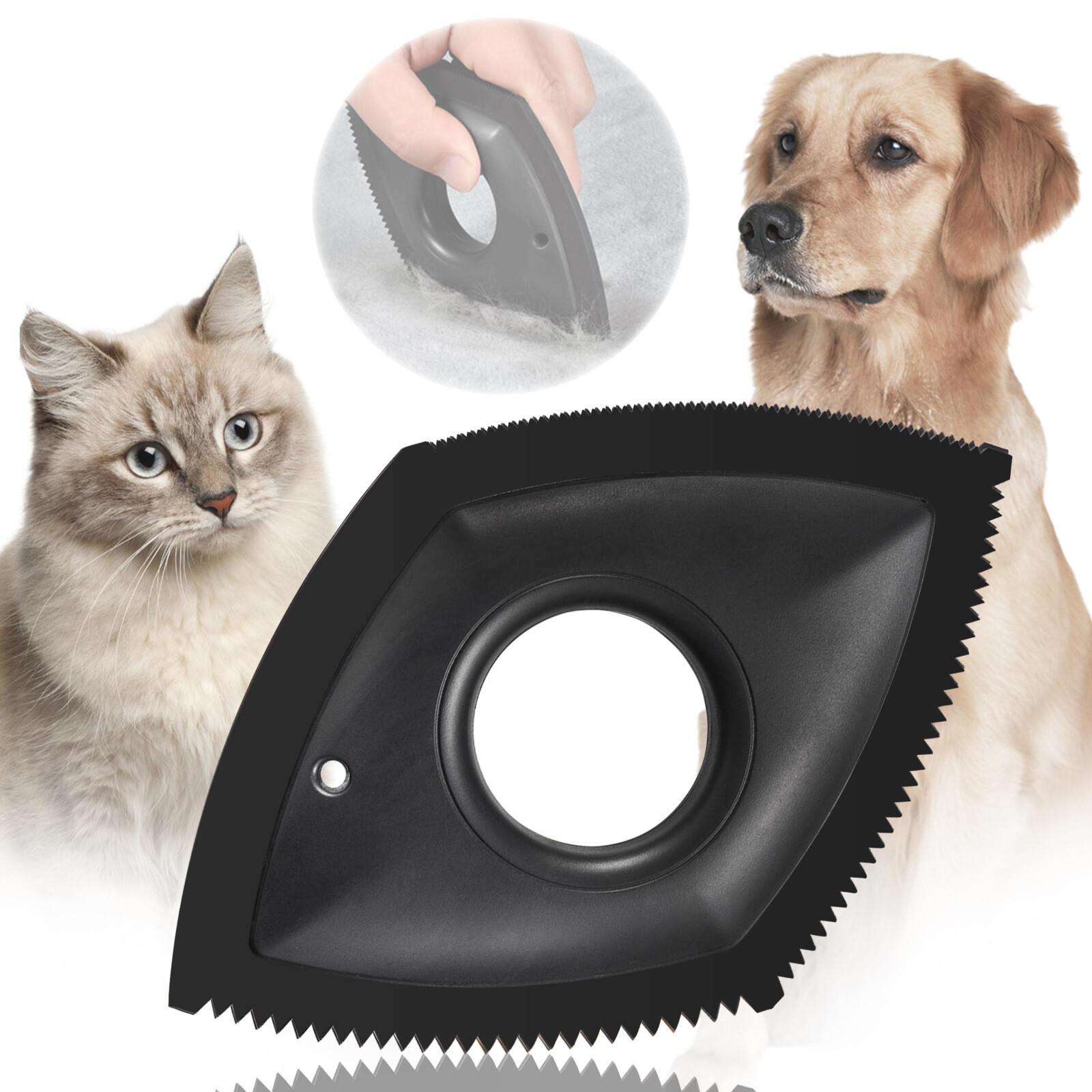 Pet Hair Remover Brush Mini Detailer Tool,For Cleaning Carpets,Sofas,Car cushion