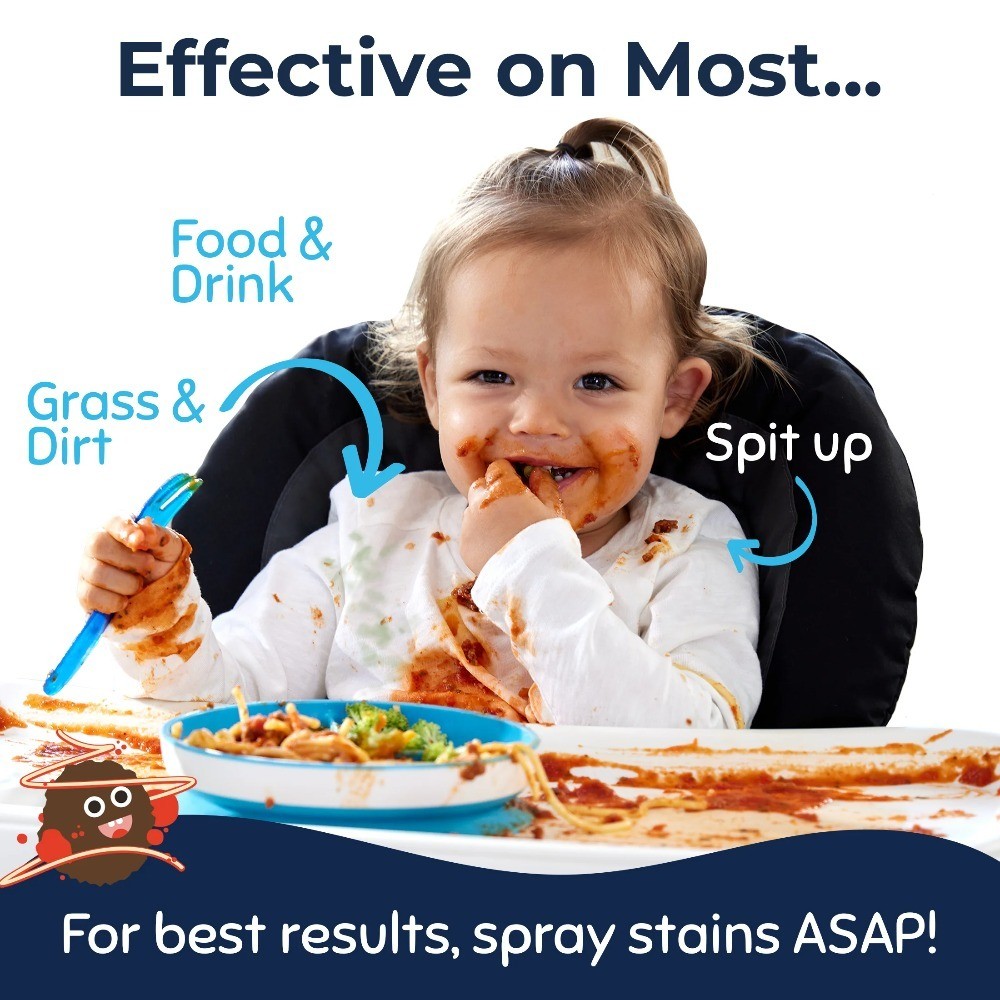 Stain Remover Wipes for Babies Kids Messy Eaters Food Grease Coffee Gentle on