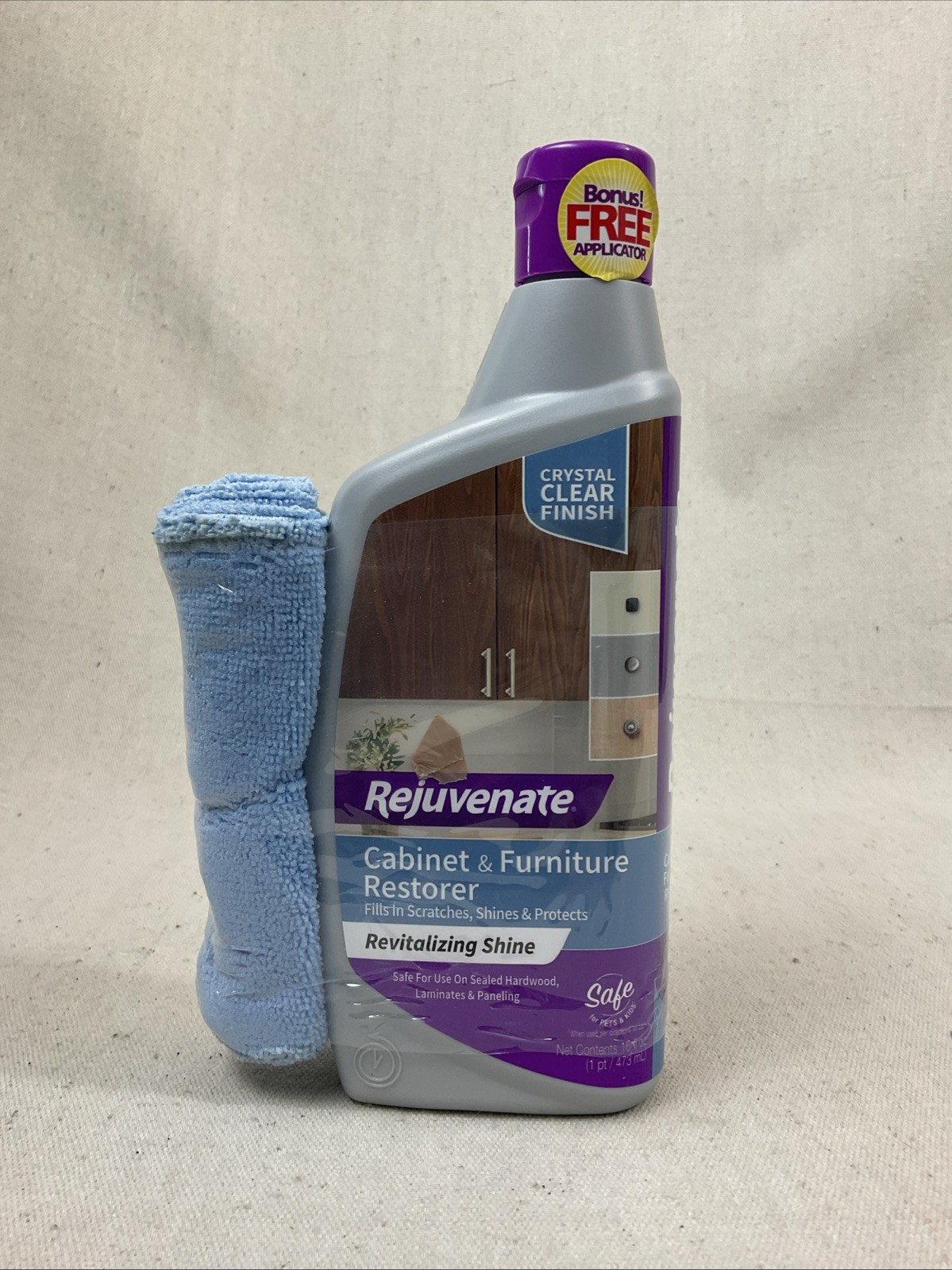 REJUVENATE RJ16CCLAM Cabinet and Furniture Restorer,16 oz 788N88