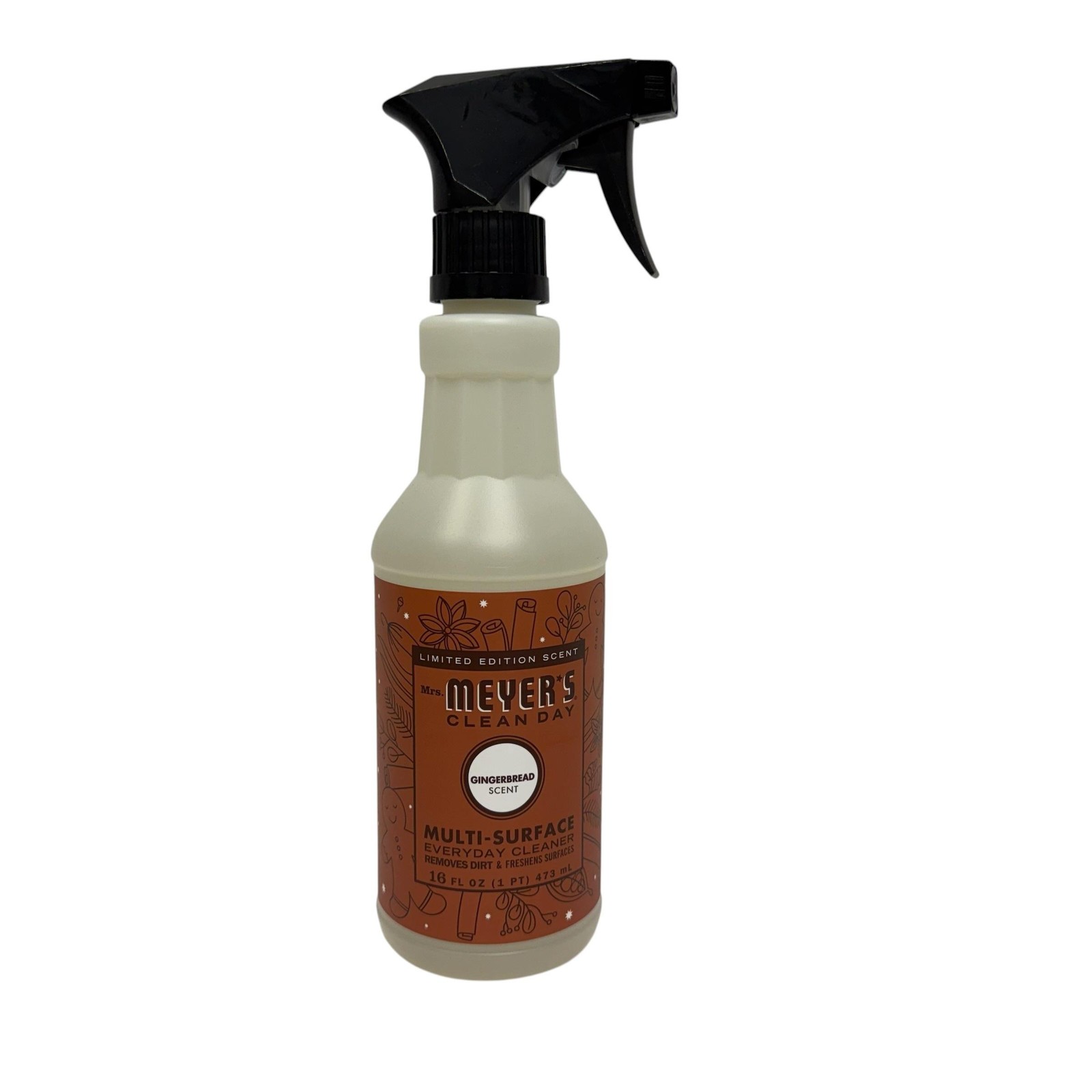 Mrs. Meyer’s Clean Day Multi-Surface Cleaner Gingerbread Brown 16 Fl Oz BrandNew