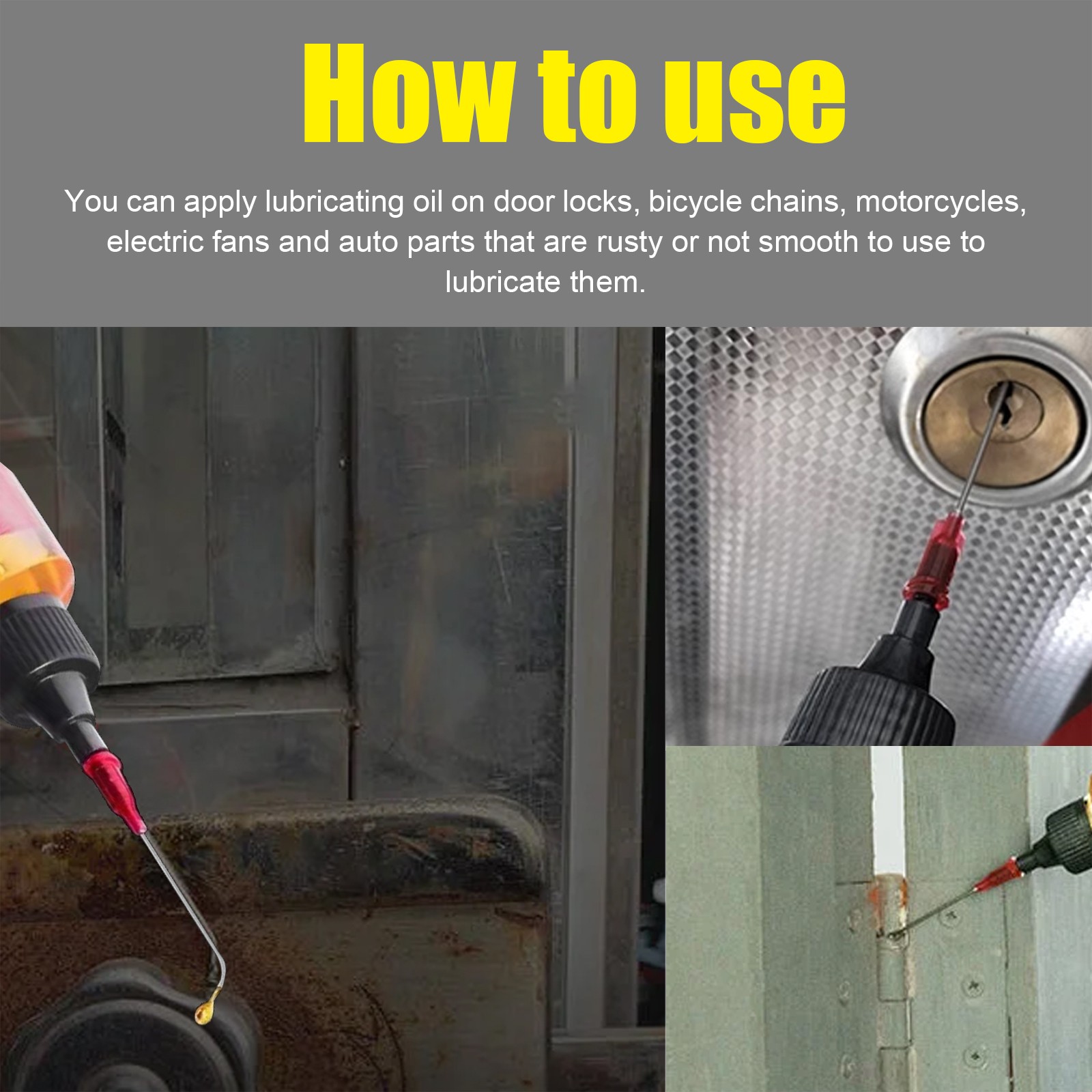 Car Lubricant Multi-Purpose Oil Spray Anti-Rust Penetrating Machine Oil