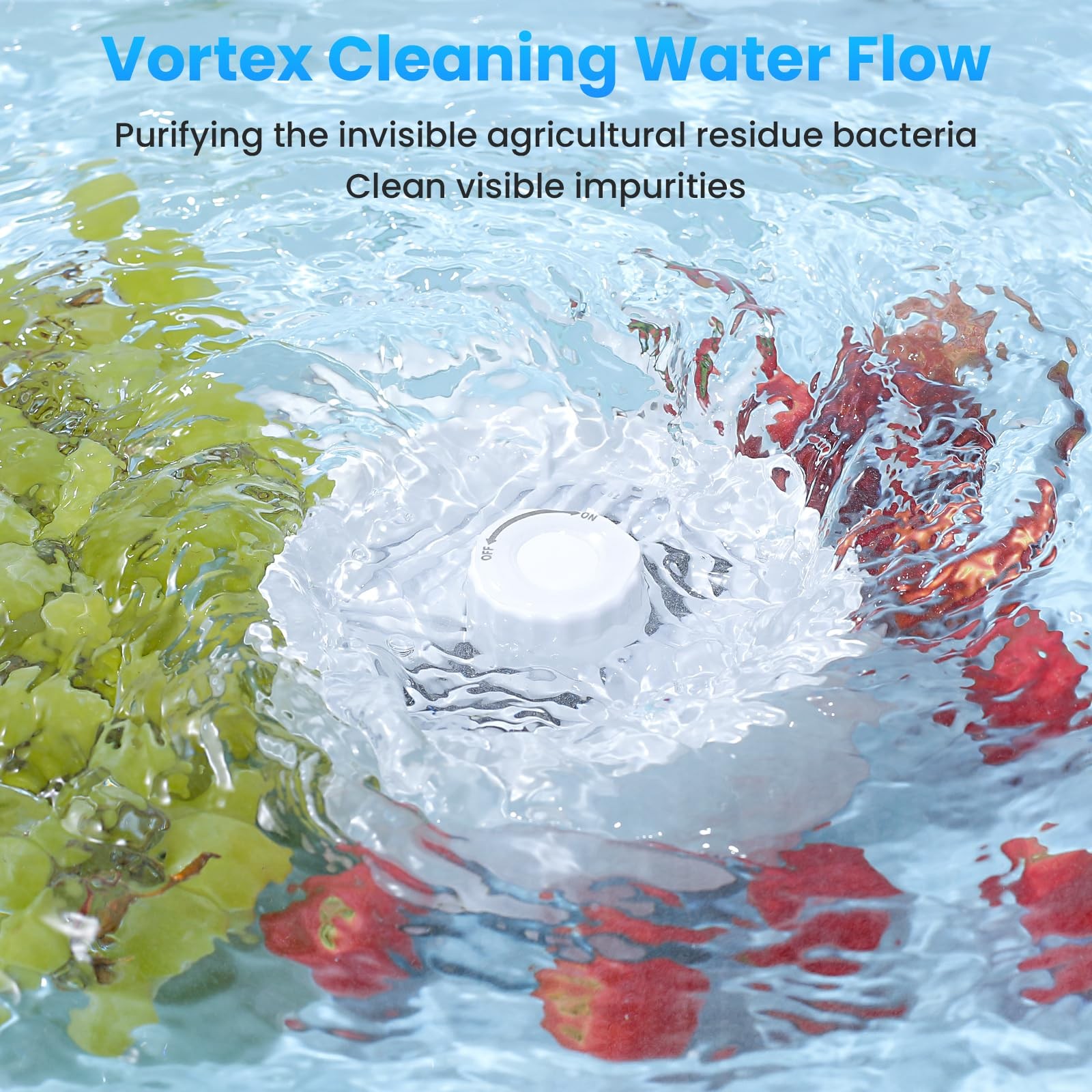 Fruit and Vegetable Washing Machine. Rotatable Fruit and Vegetable Purifier. …