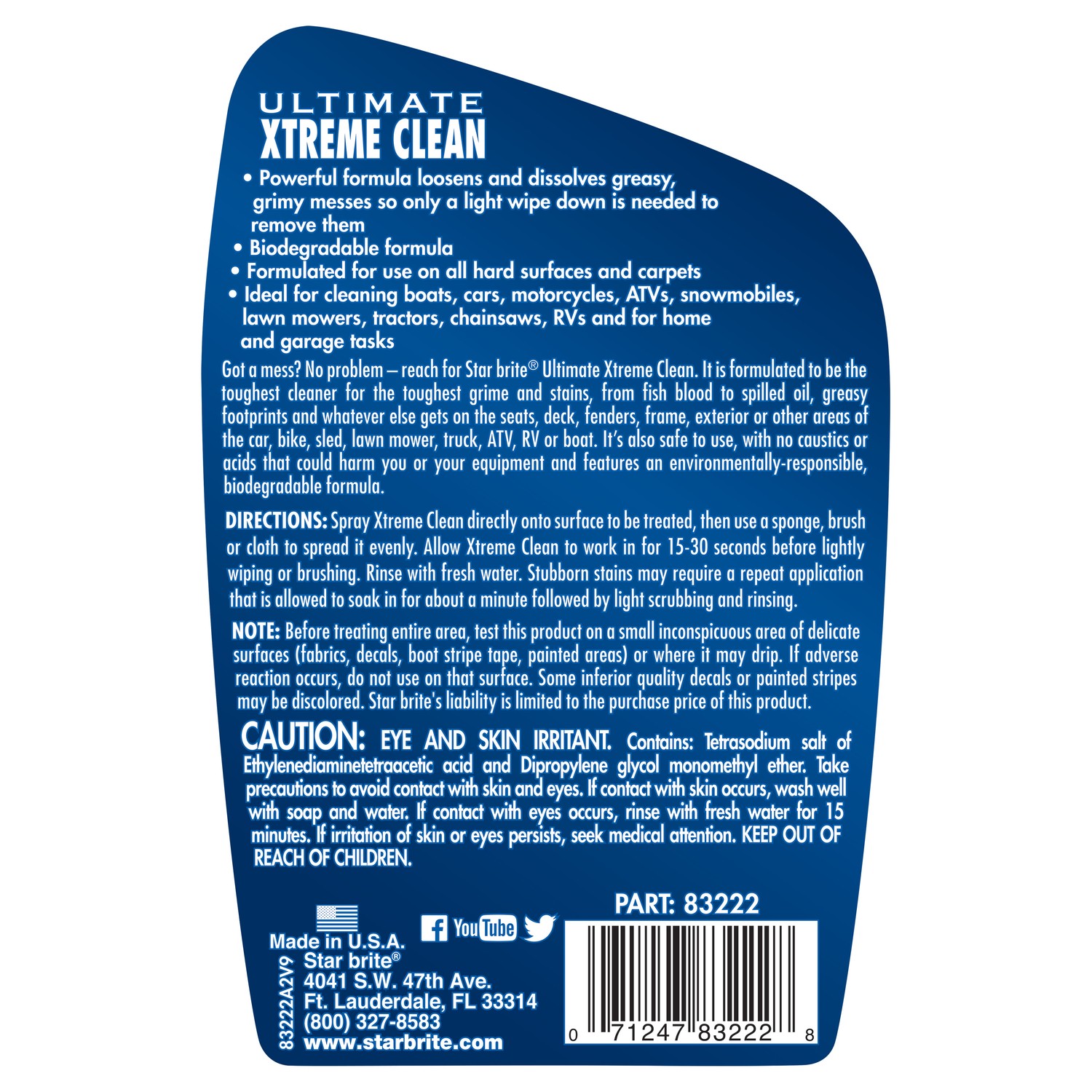 Star Brite 083222P Liquid Streak Remover 22 oz.