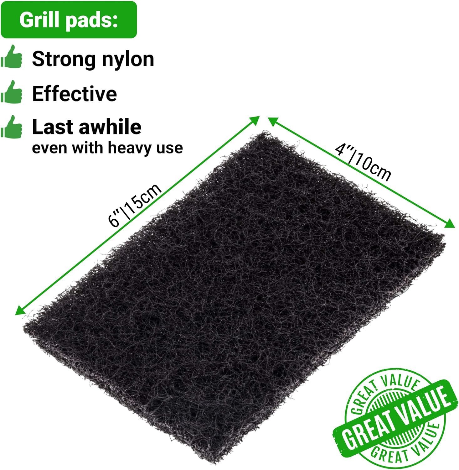20-Pack Griddle Cleaning Pads + 40-Pack Grill Screens – Griddle Cleaning Bundle