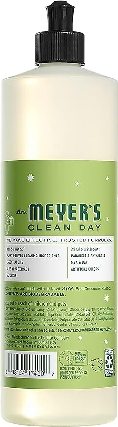 Mrs. Meyer’s Clean Day Iowa Pine Scent Liquid Dish Soap 16 oz (Pack of 2)