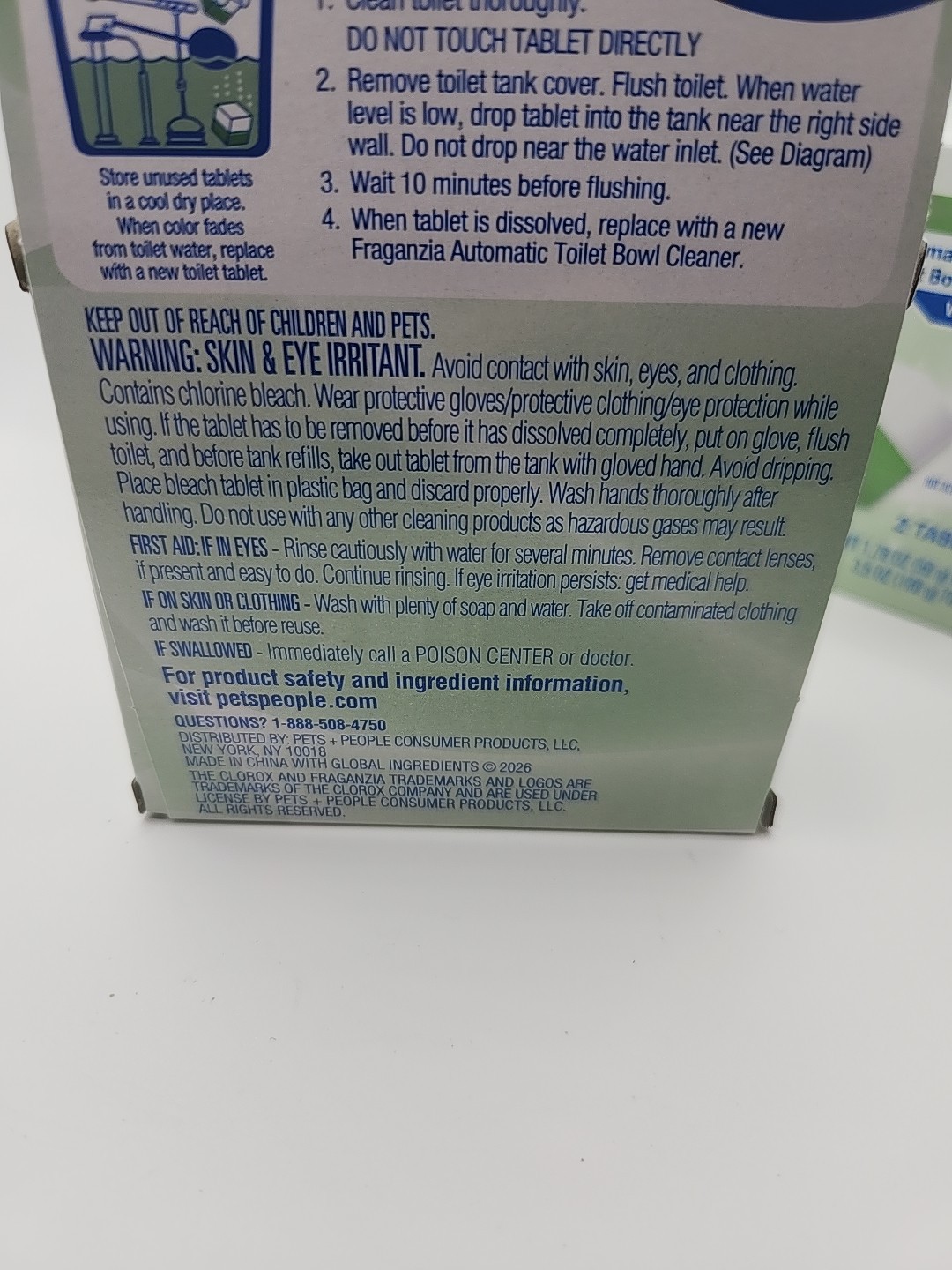 3x Lot Boxes Clorox Automatic Toilet Bowl Cleaner Pine Bleach Free
