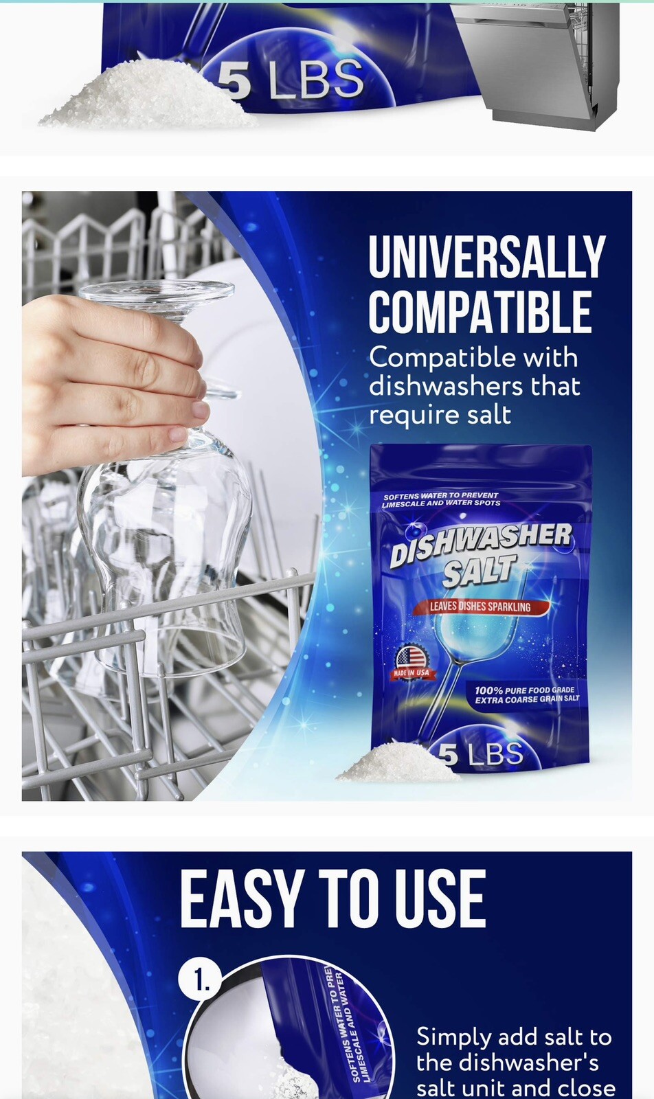 Impresa Dishwasher Salt 5 Lb Bag 1 Pack