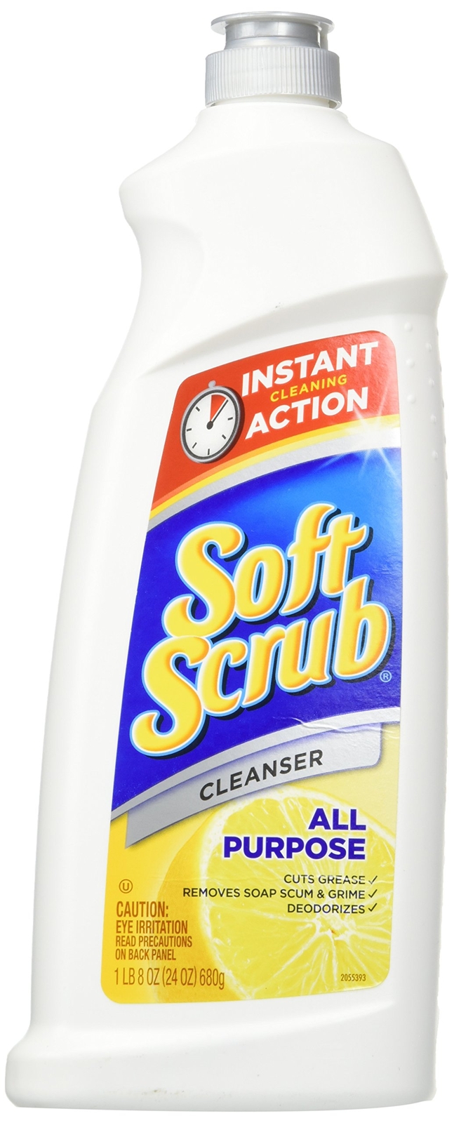 Soft Scrub All Purpose Cleaner 24 oz Pack of 3 Lemon Scent Cleans All Surfaces