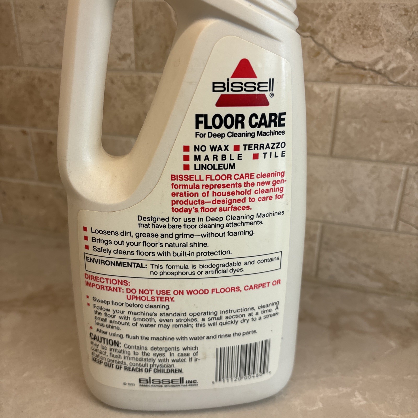 Bissell Floor Care Cleaner for Deep Cleaning Machines 32 oz Large Sealed Vintage