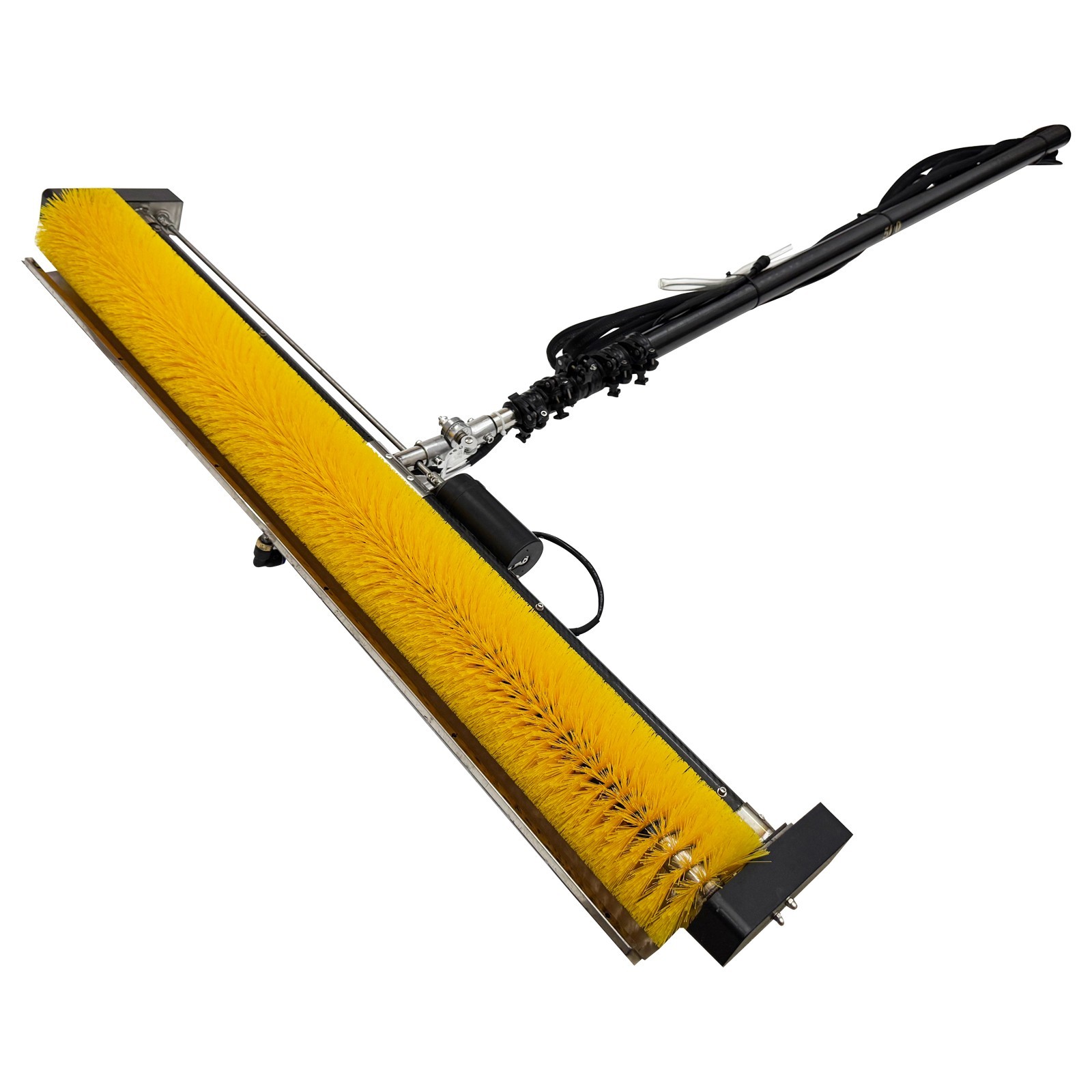 16.4ft Automatic Solar Panel Cleaner High-Efficiency Scrubbing Roller Brush 110V