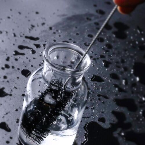 Nylon Straw Brush Cleaner Bottle Tube Pipe Small Long Cleaning 10Pcs Set USA