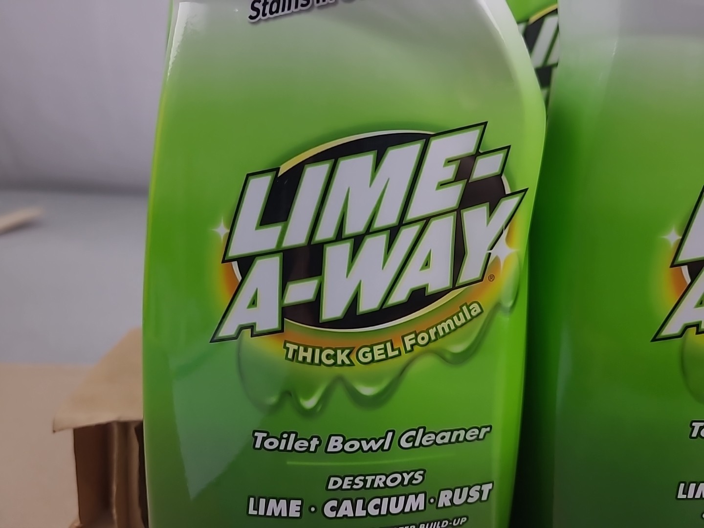 4x BIG 24 oz Lime-A-Way Thick Gel Formula Toilet Bowl Cleaner Rust —