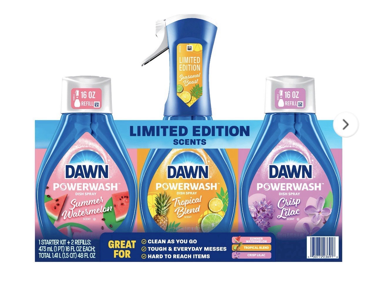 Dawn Powerwash Dish Spray Limited Edition 3 Pack Spring Bundle