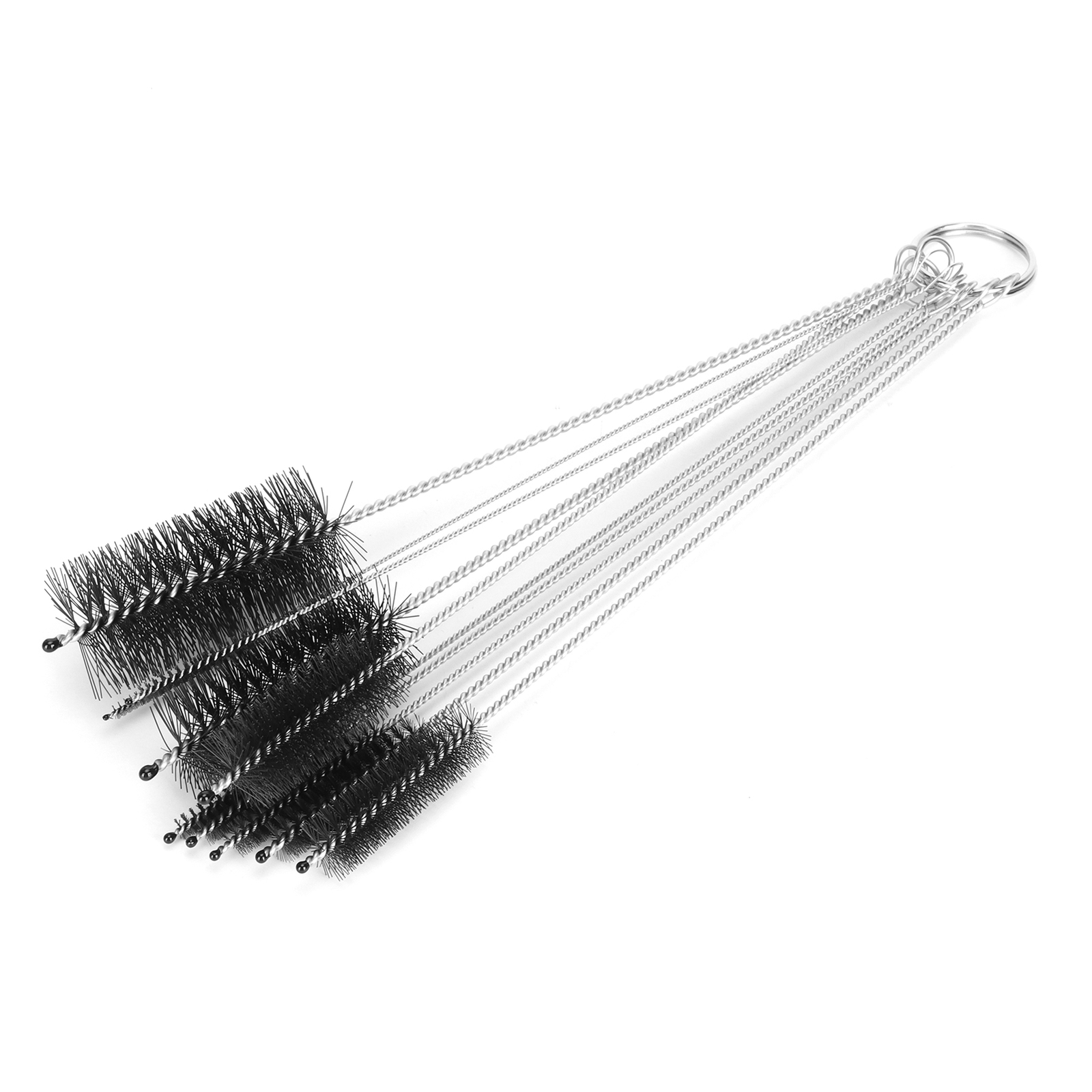 10Pcs Coffee Machine Brush Cleaner Stainless Steel Nylon Bottle Cleaning Brus US