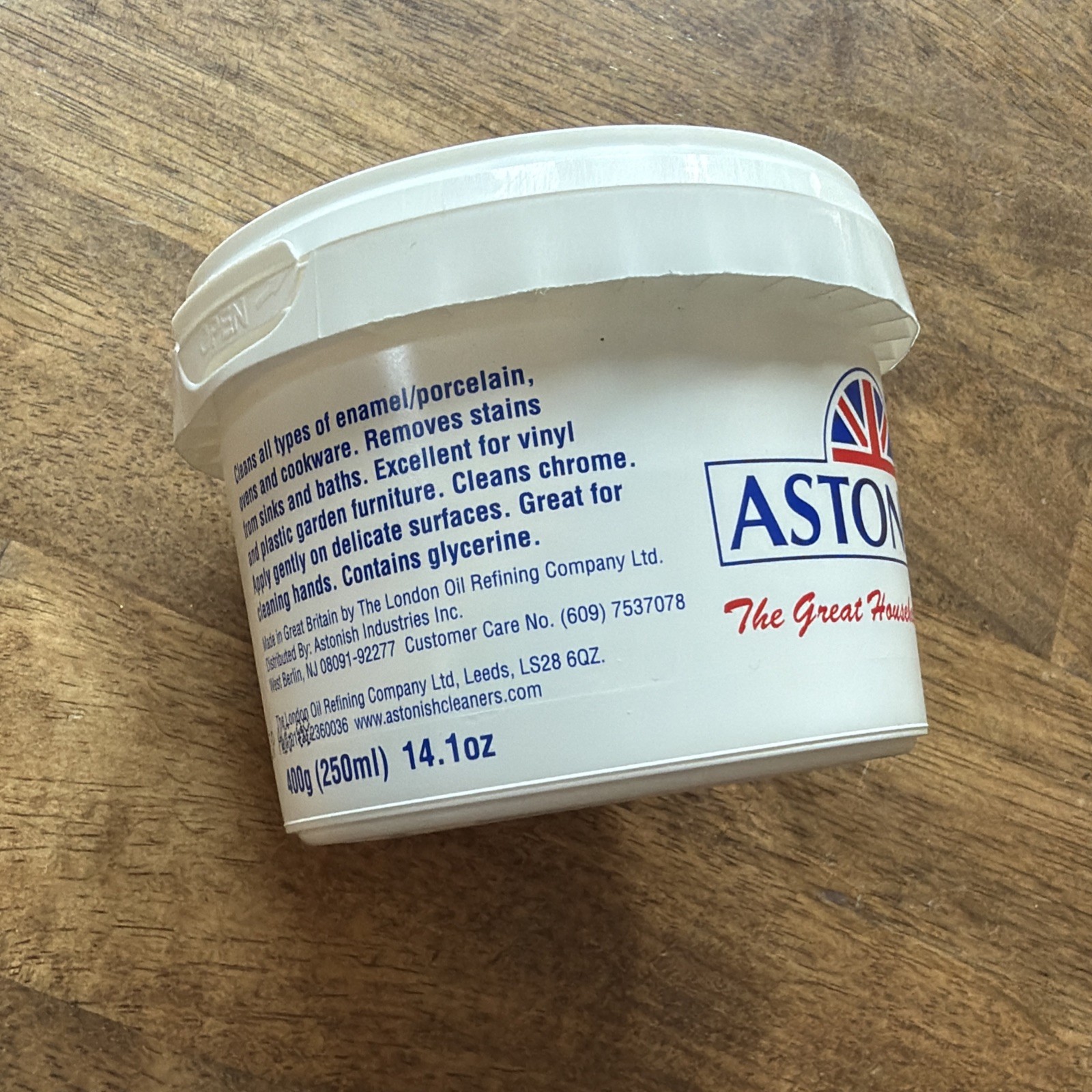 VINTAGE Astonish POWER CLEANING – STILL SEALED / INSIDES STILL FEEL SOFT – 400G