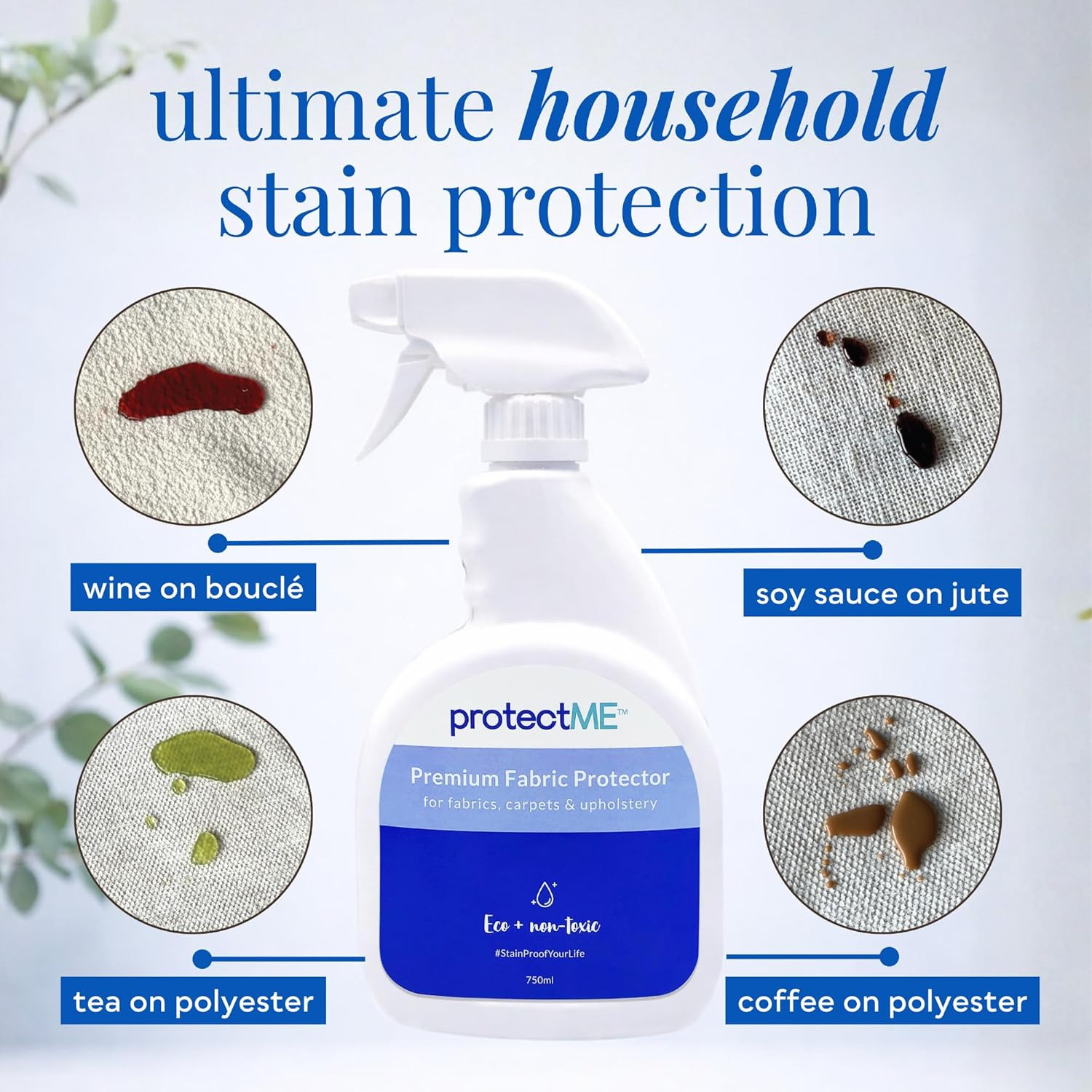 Fabric Protector and Stain Resistant Spray – Upholstery Fabric Spray for Stain G