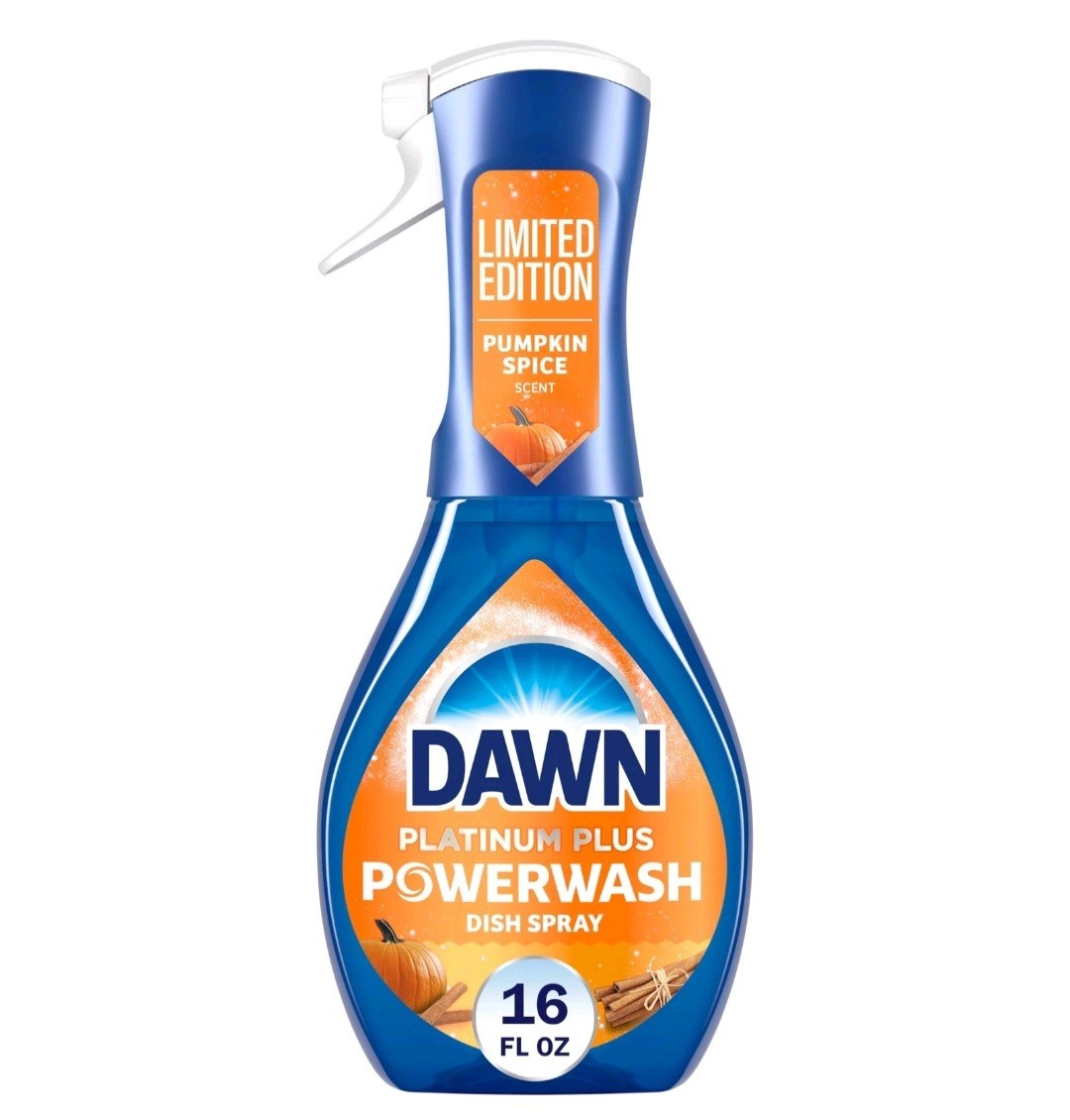 Limited Edition Powerwash Liquid Spray Dish Soap Starter (Pumpkin Spice) by Dawn