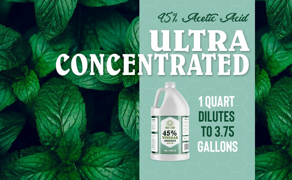 30% Vinegar – 1 Gallon – Concentrated Acetic Acid – Cleaner Vinegar