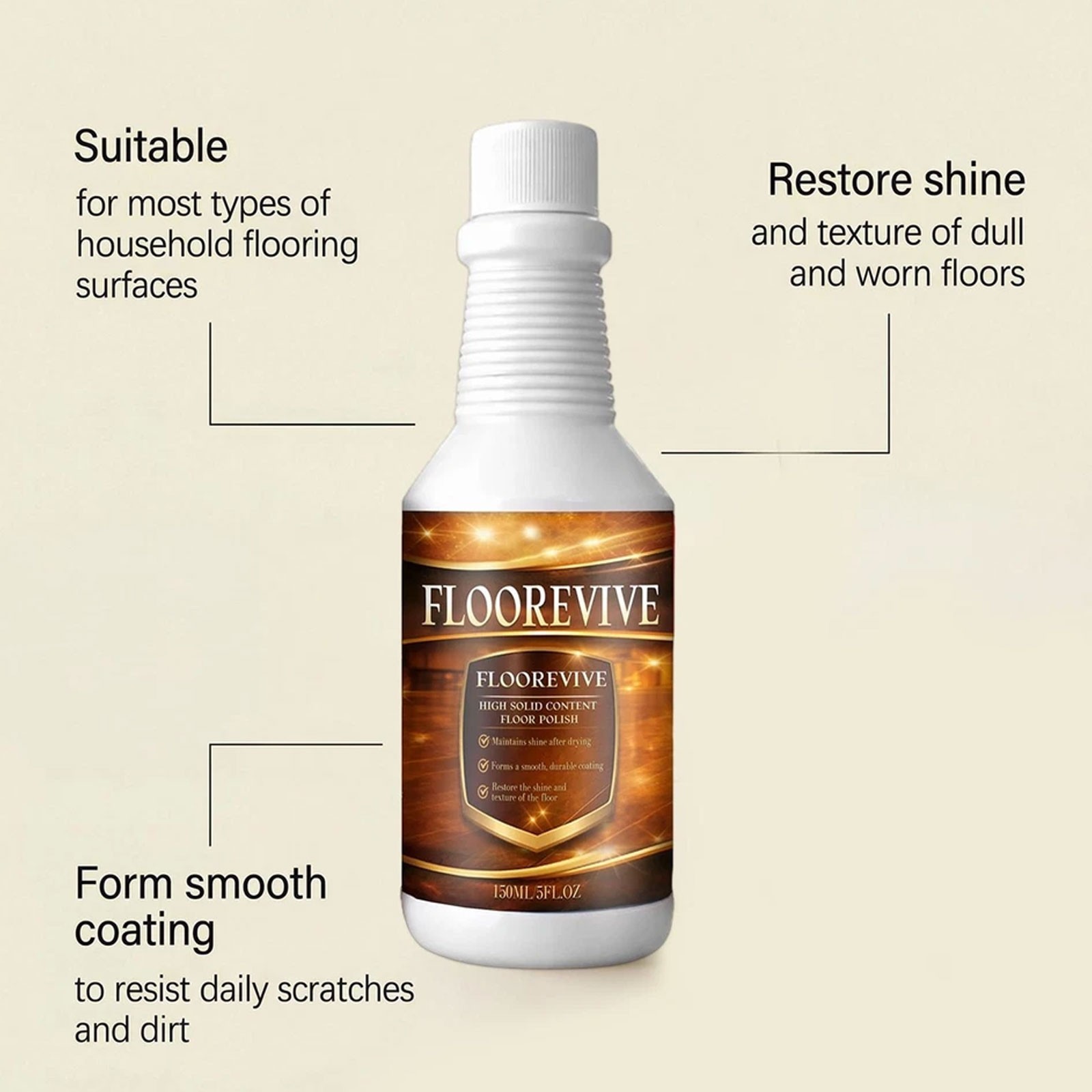 Floorevive Floor Restorer Floor Restorer/Polish-Revitalize And Shine Wood 150ml1