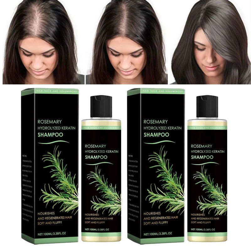 Organic Rosemary Hair Growth Shampoo for Women and Men-Natural Thickening