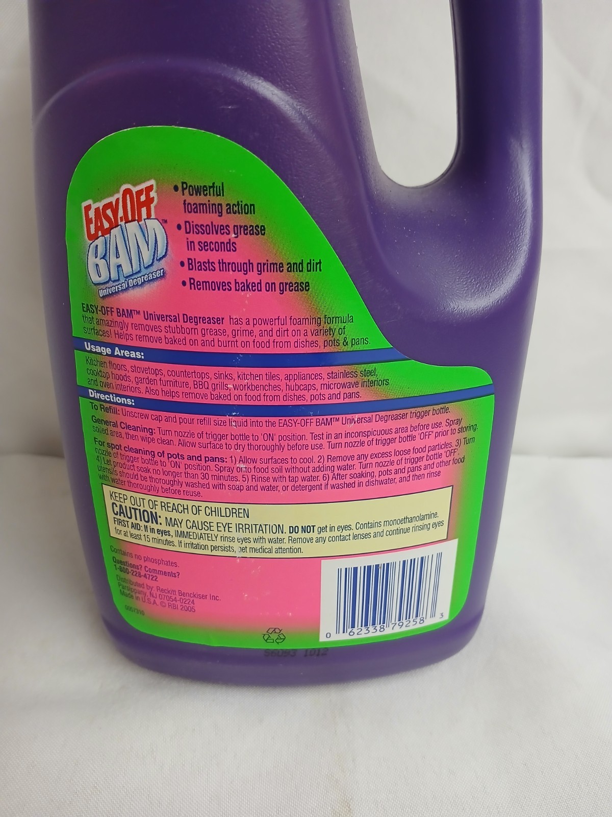 Easy-Off BAM Universal Degreaser Cleaner Refill 60 Fl Oz NEW Discontinued