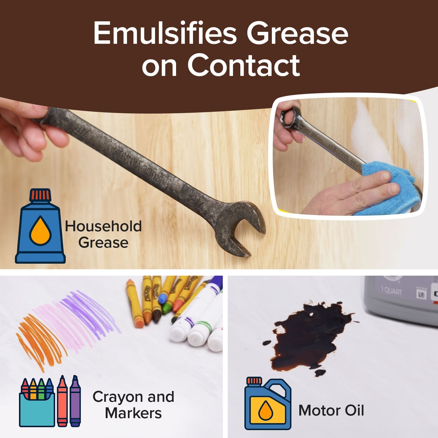 Bull Shot Grease, Made in the USA, Just Shake, Point & Spray
