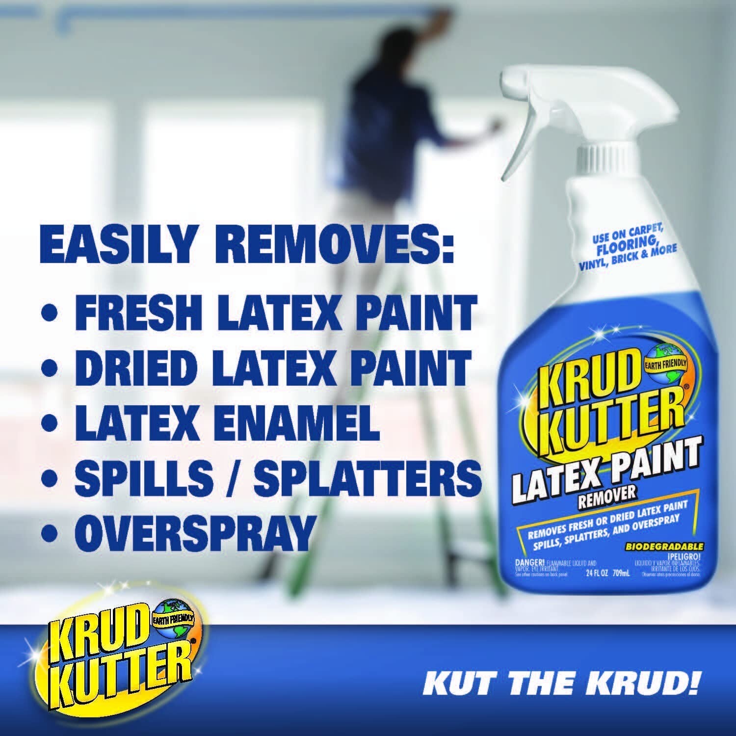 KRUD KUTTER Latex Paint Remover 24 Fl Oz Bottle