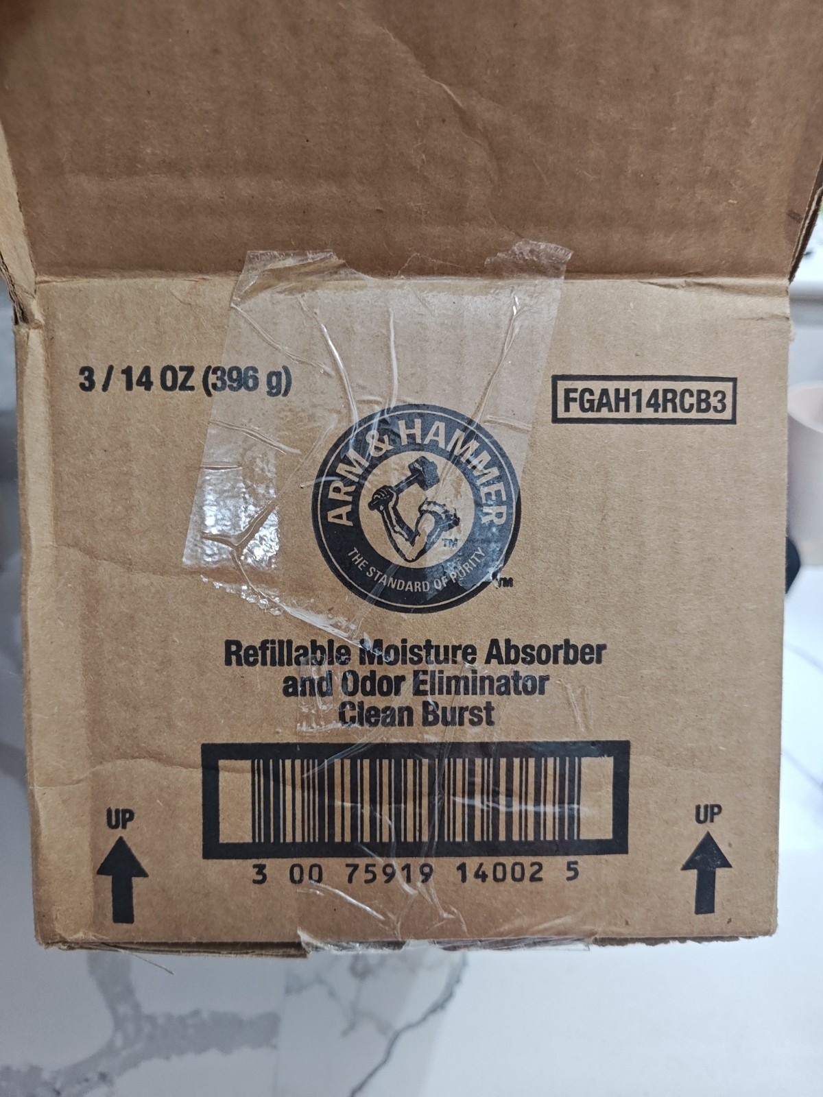 Arm & Hammer Moisture Absorber Odor Eliminator 14 oz Tub x 3 Baking Soda Clean