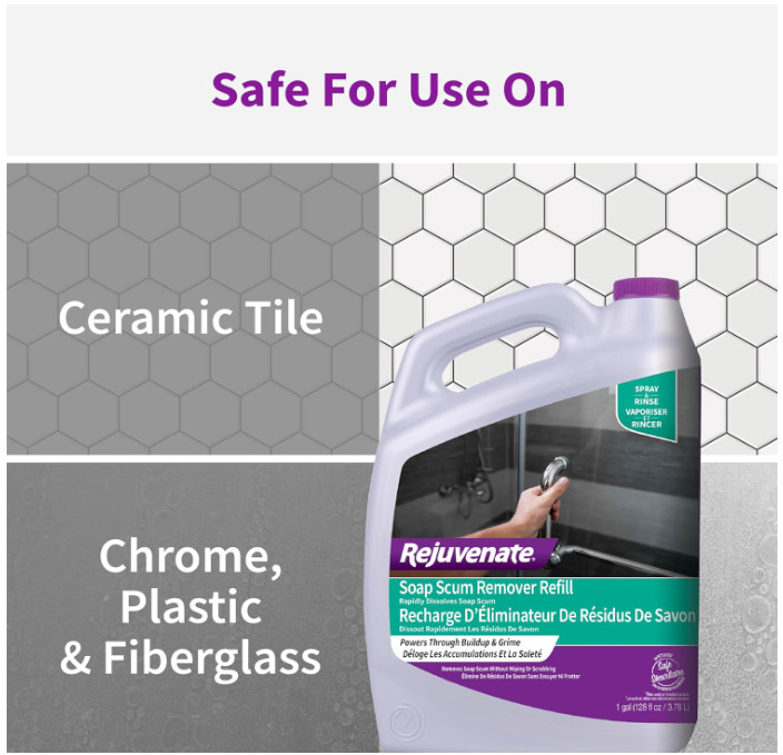 Scrub Free Soap Scum Remover Cleaning Formula – Spray and Rinse for Streak Free