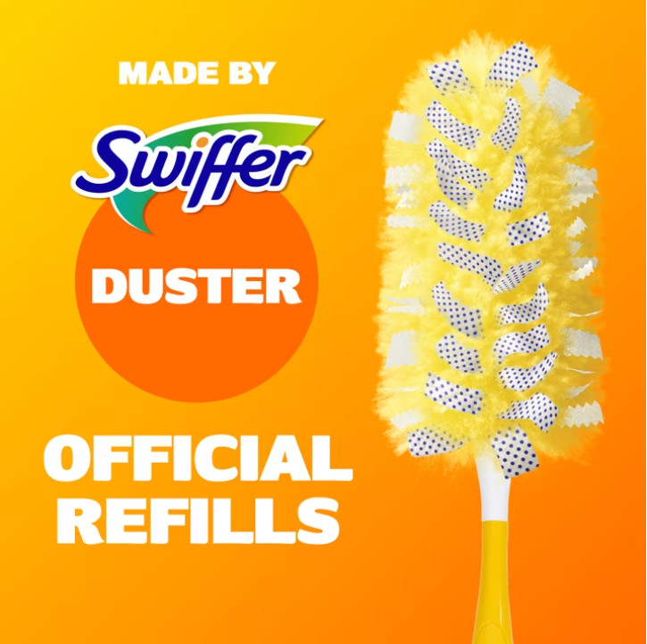 (2 pack) Swiffer Dusters Heavy Duty Duster Refills, Unscented, 11 Count