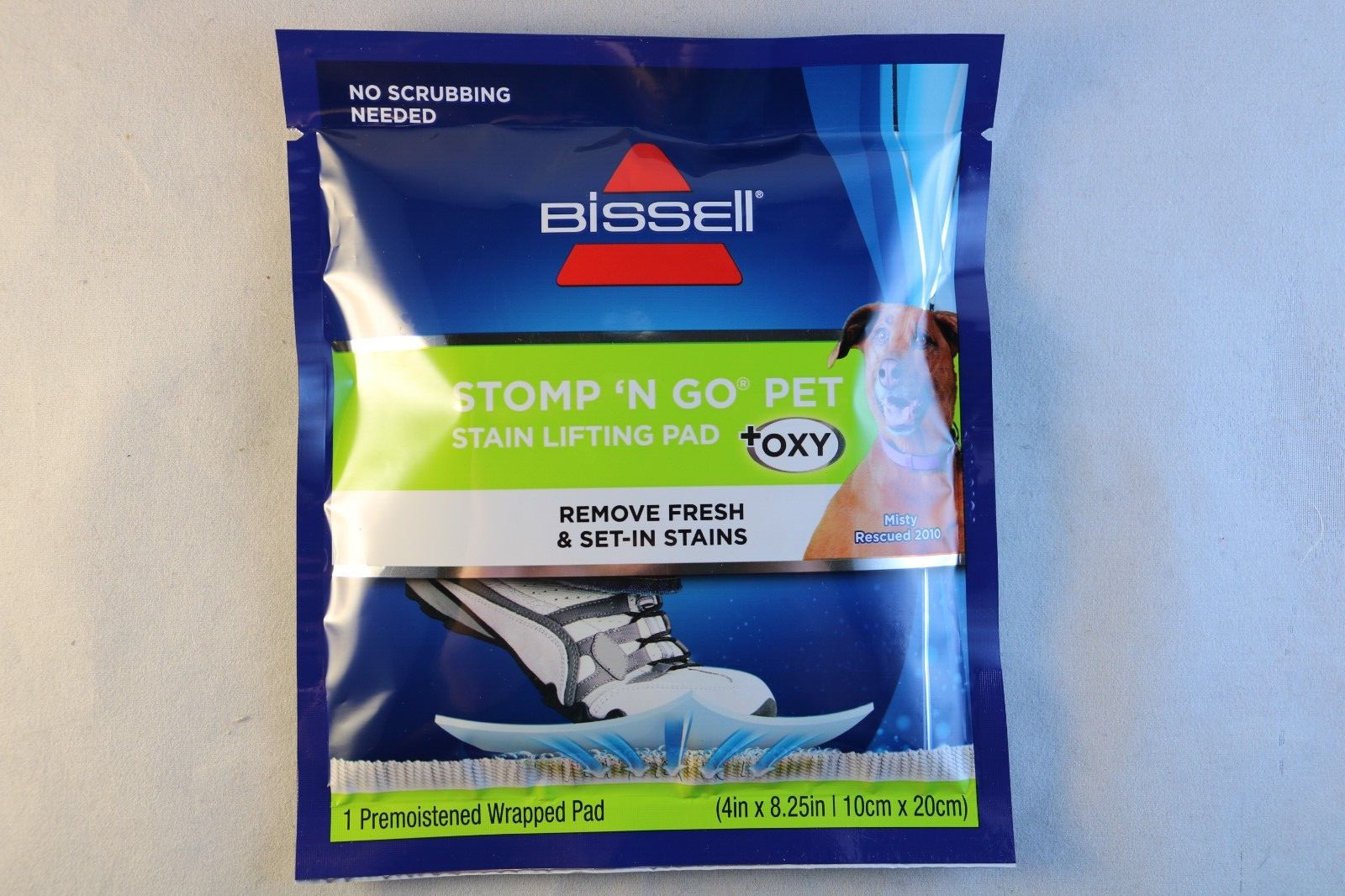 Bissell Stomp ‘n Go Pet Stain Pads OXY 5 Pack Easily Clean Refresh Carpet Stains