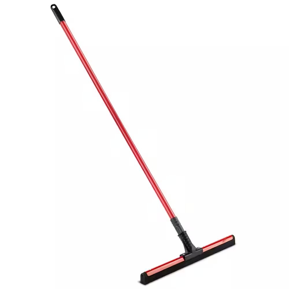 18 in. Flex Foam Blade Floor Squeegee with Steel Handle Versatile Cleaning Tool