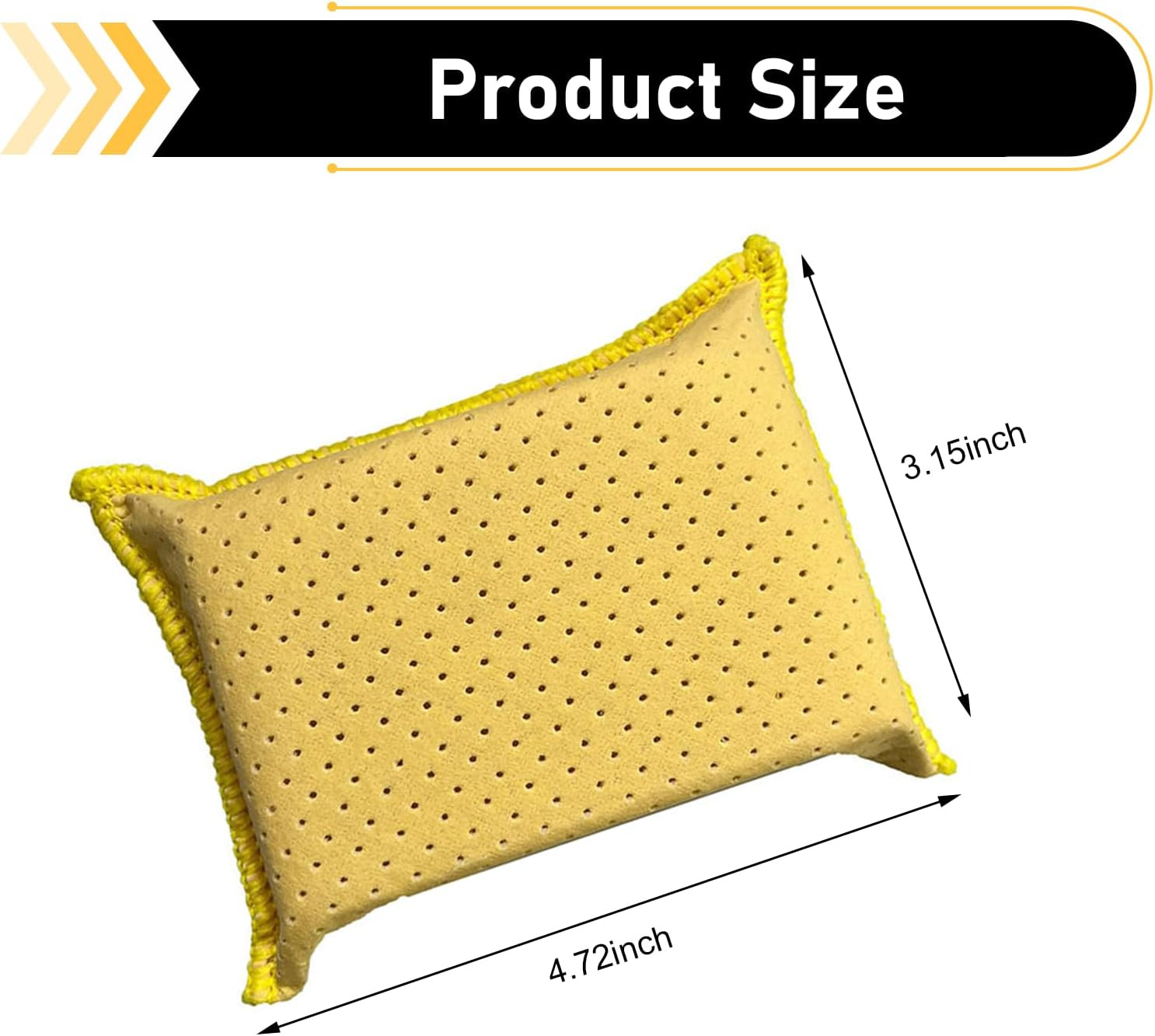 Car Windshield Cleaner Sponge Block, Super Absorbent Non-Woven Window Defogger,