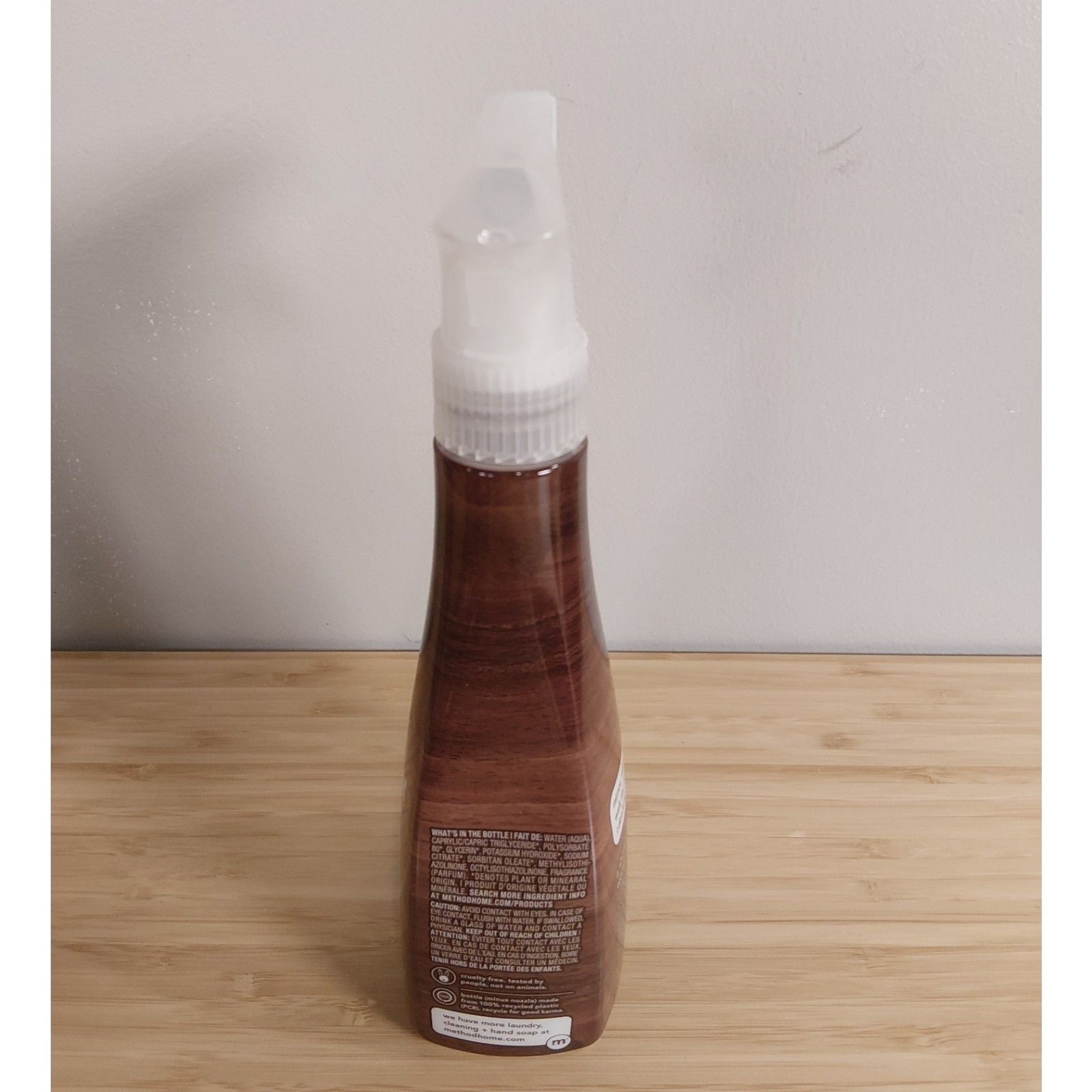Method wood polish almond scent Plant Based Streak-Free Shine 14 oz