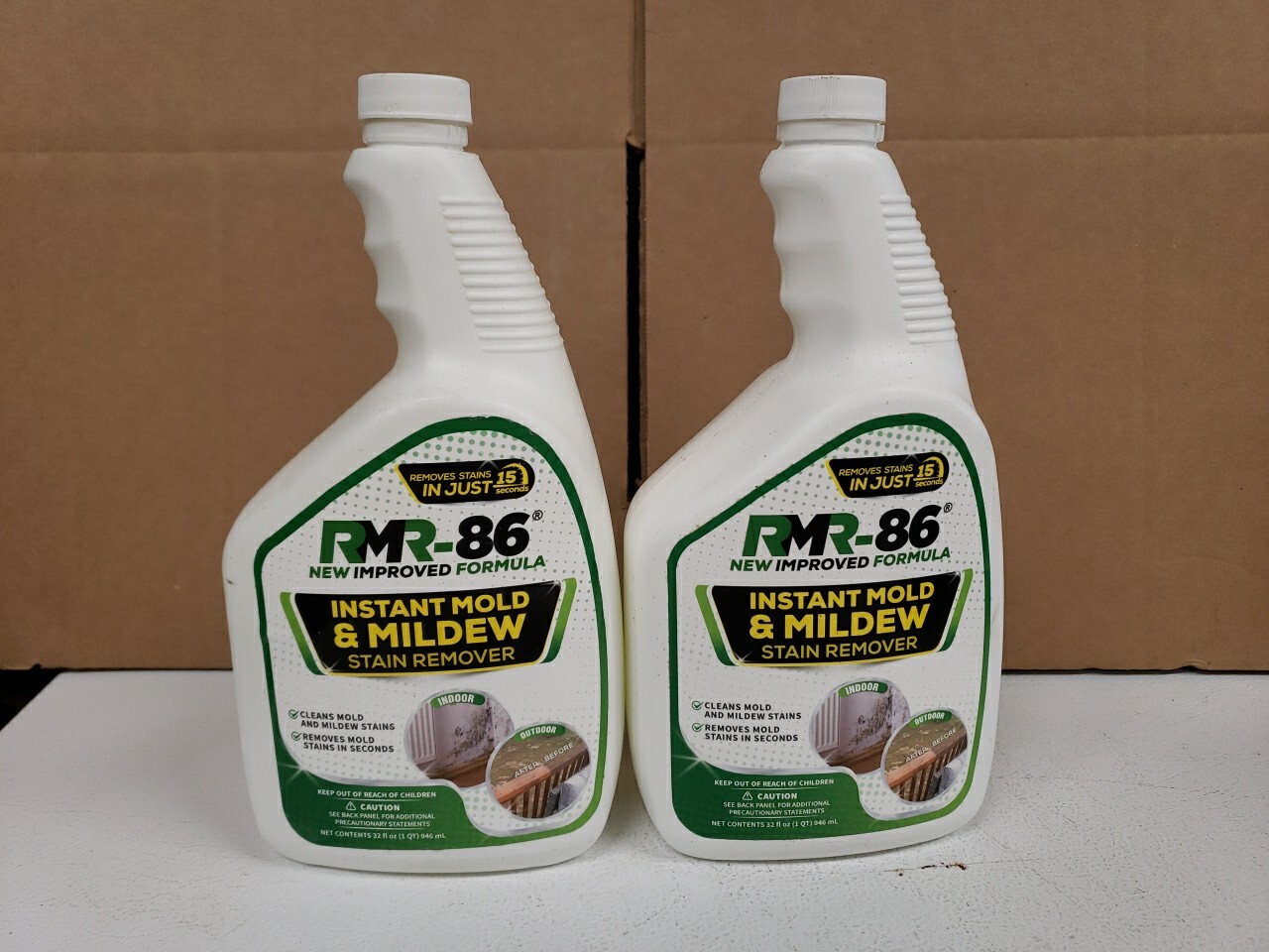 RMR-86 Instant Mold and Mildew Stain Remover Spray Refill 32fl Oz- LOT OF 2