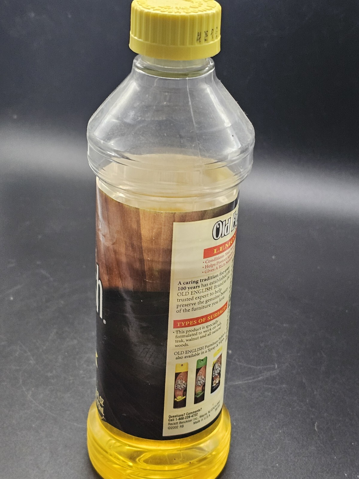 Vtg Old English Lemon Oil Furniture Polish 2002 Wood Conditioners Cleaners 16 Oz