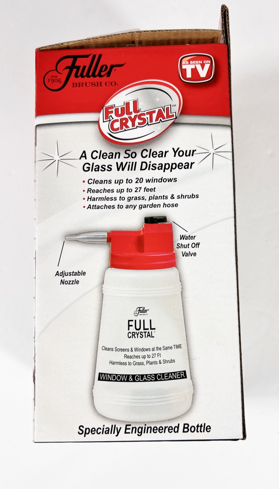Full Crystal – Window & Glass Cleaner Kit – Fuller Brush Co – NEW