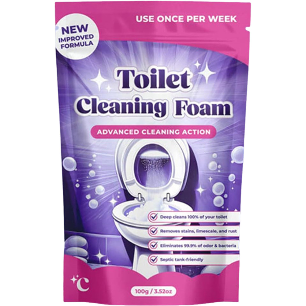 1~3Bags Fizzclean Toilet Foam Cleaner, Insta-Action Fizzclean Foam Cleaner 100g