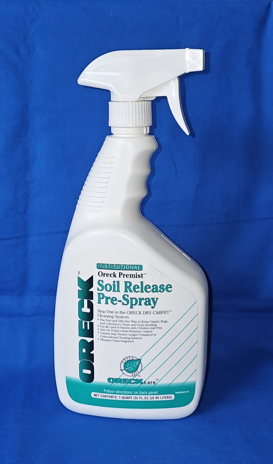 Oreck Premist Soil Release Pre-Spray 1Qt 32oz Carpet Cleaner System DISC (32777)