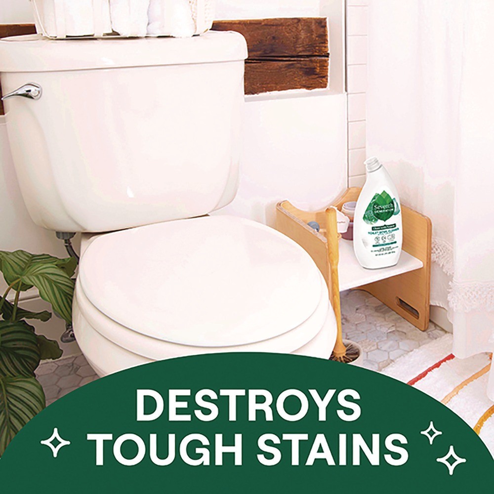 Seventh Generation 45166CT 24oz Bottle Toilet Bowl Cleaner – Fresh Mint 4/CT New
