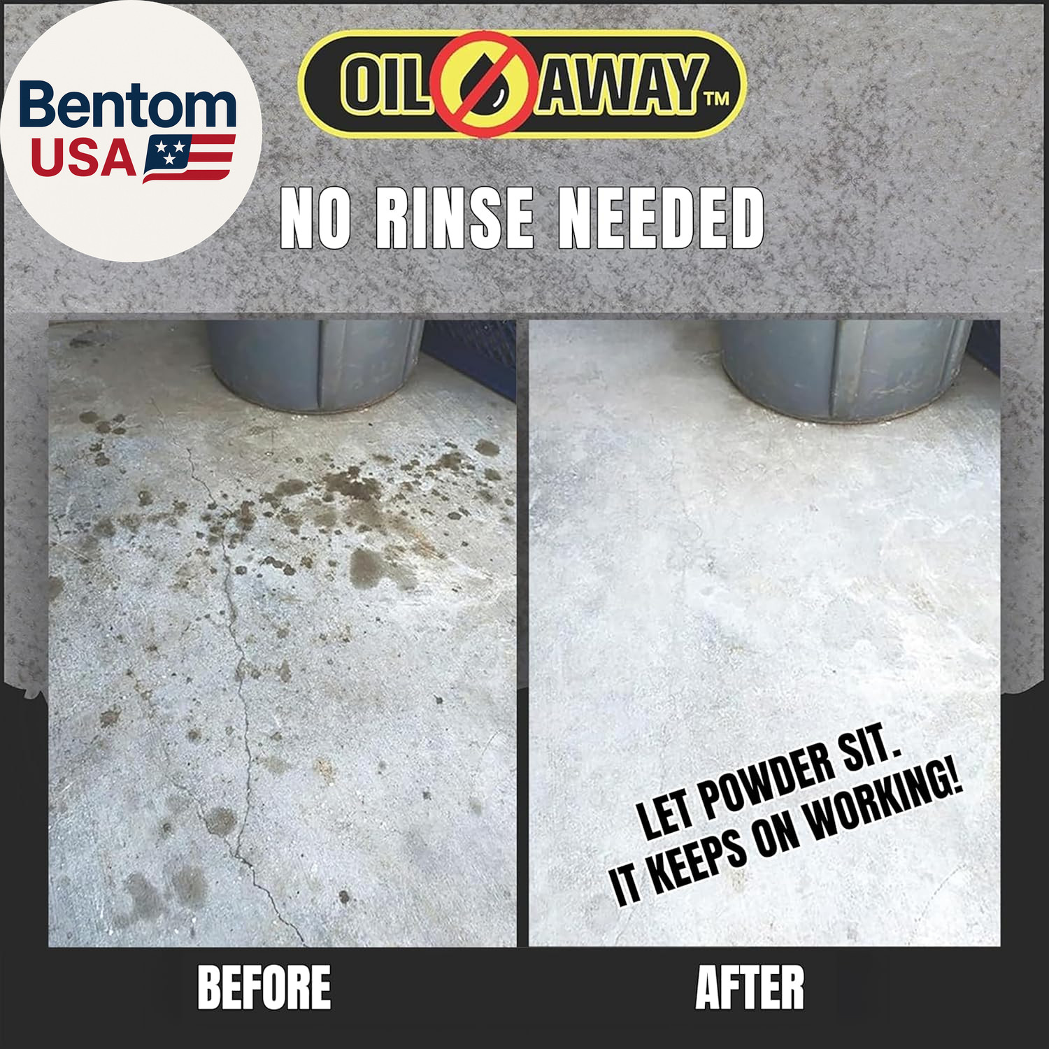 Oil Stain Fighter 10Oz Driveway Size | for Embedded, Dry Oil Stains | No Rinse C