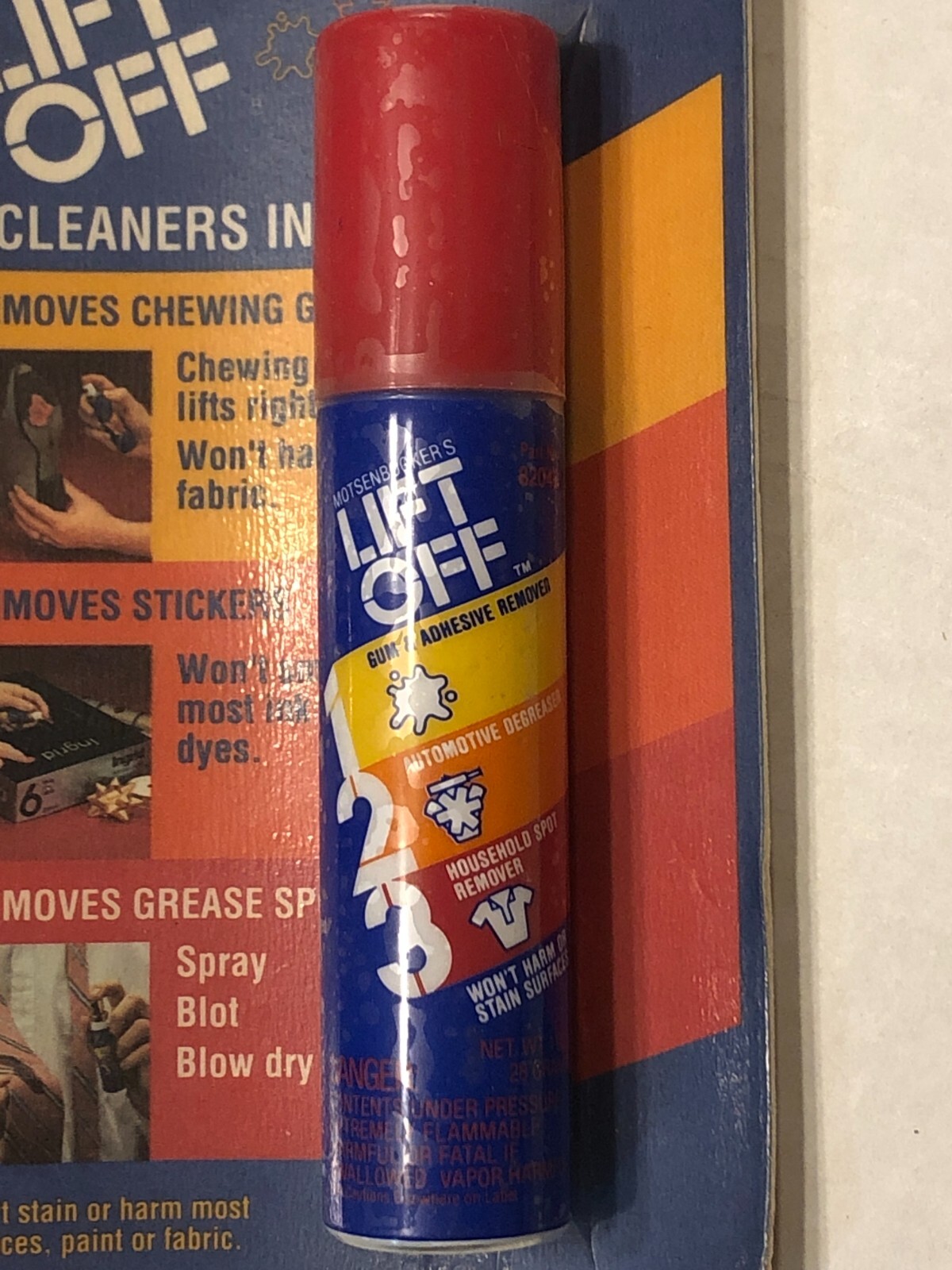 Motsenbocker’s Lift Off 123 3 Cleaners in 1 Removes Gum Stickers Stains 1 oz