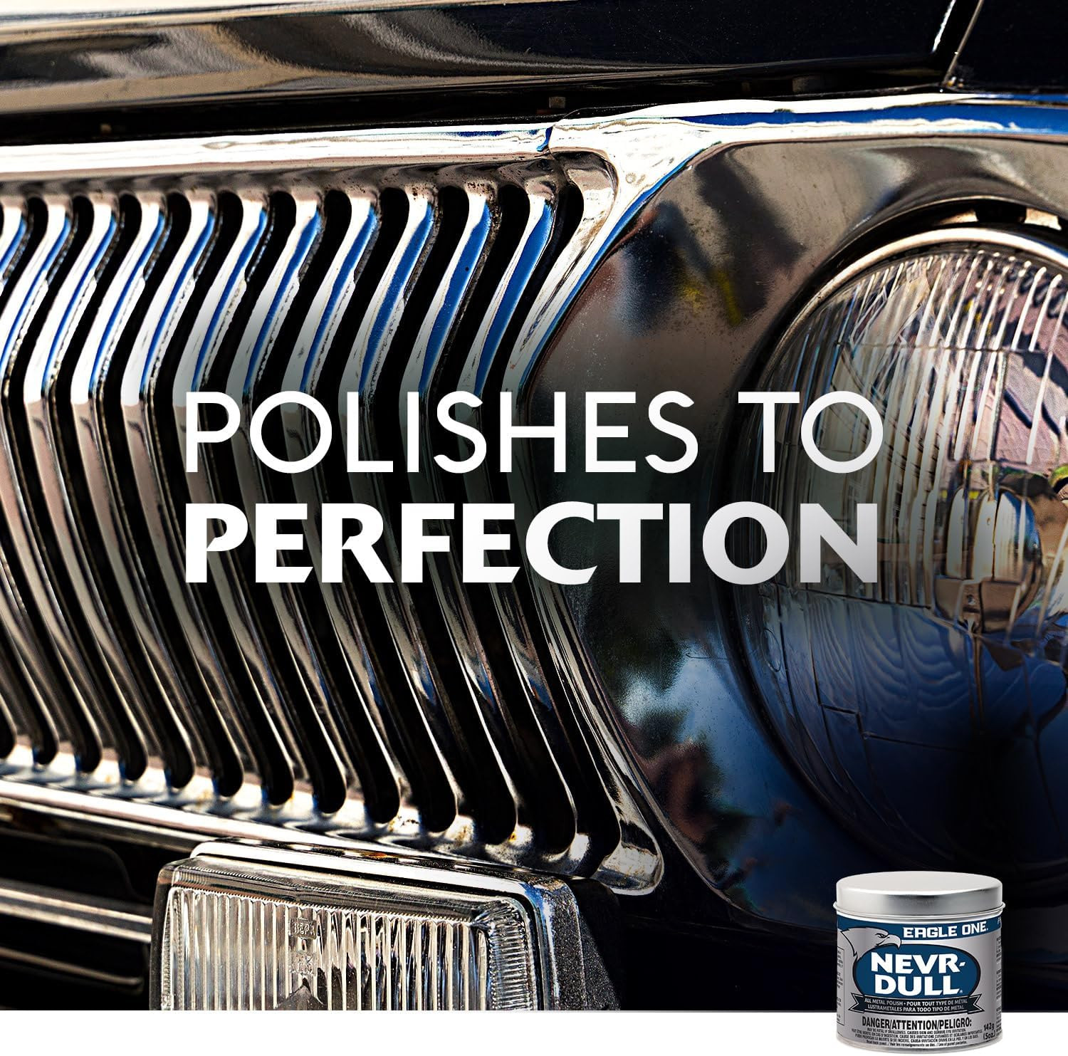 Eagle One Nevr Dull All Metal Wadding Polish 5 Oz Auto Chrome Aluminum Shine