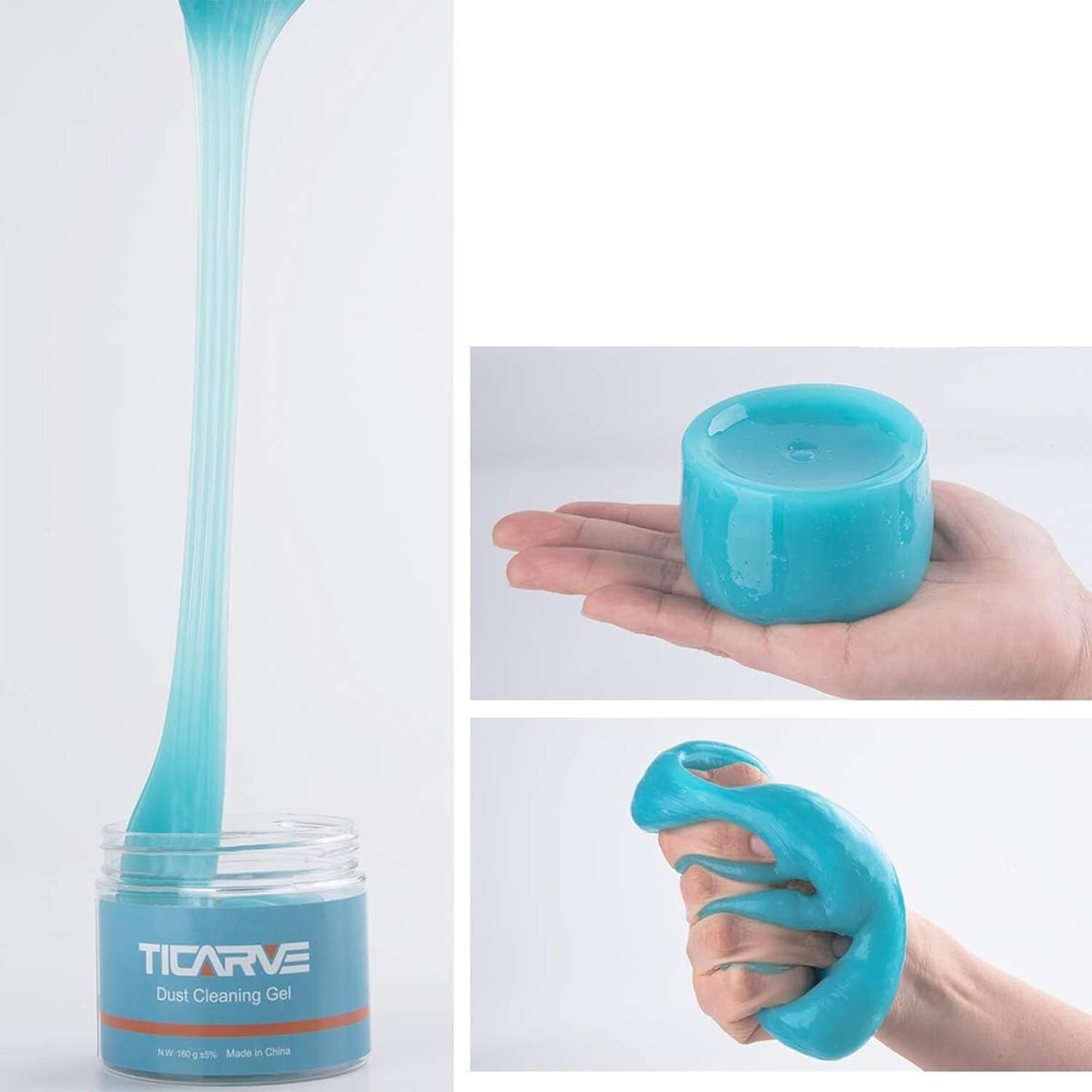 Ticarve Dust Cleansing Gel Car Dust Removal 100g Blue Color From Japan