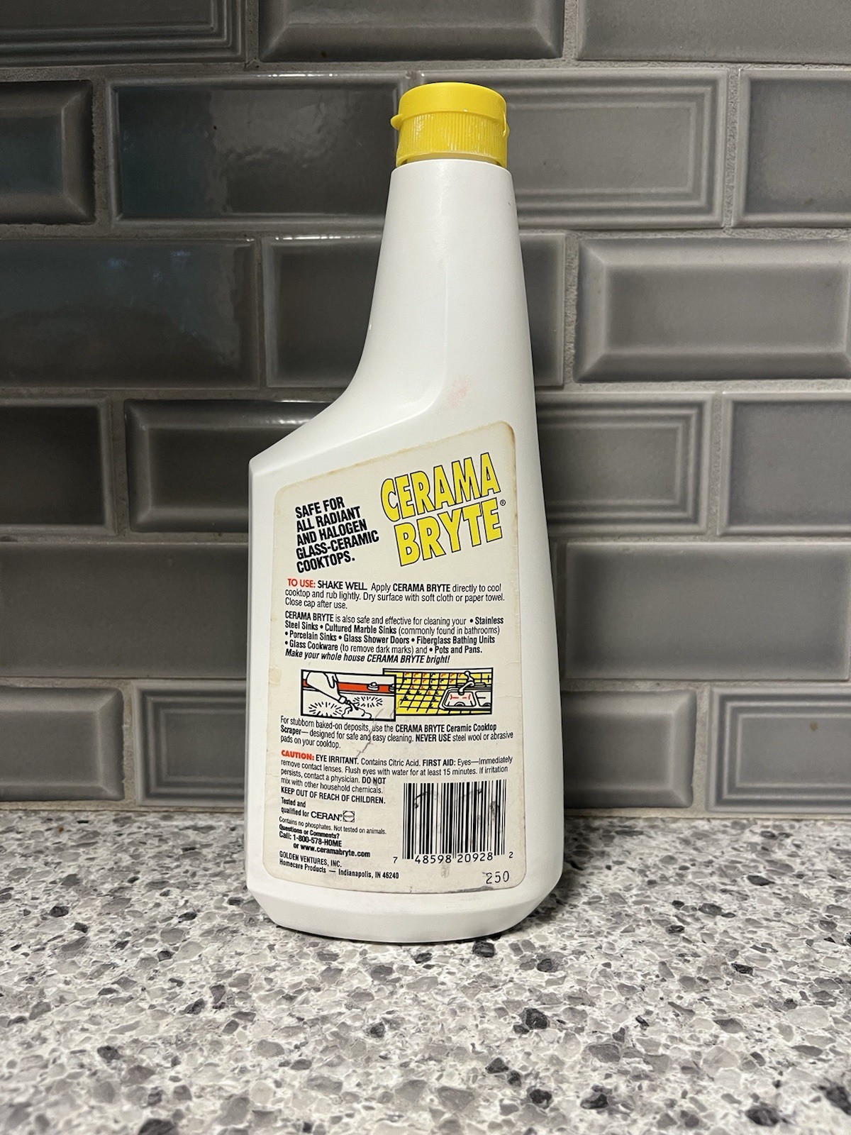 Cerama Bryte Ceramic Cooktop Cleaner 28Oz NOS Appliance Stain Remover 75% Full