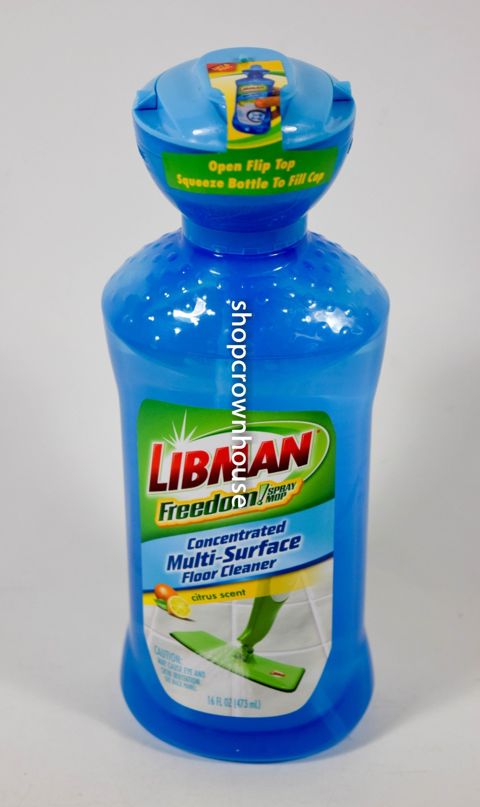 1 Libman Freedom Spray Mop Concentrated Multi-Surface Citrus Scent 16oz bottle