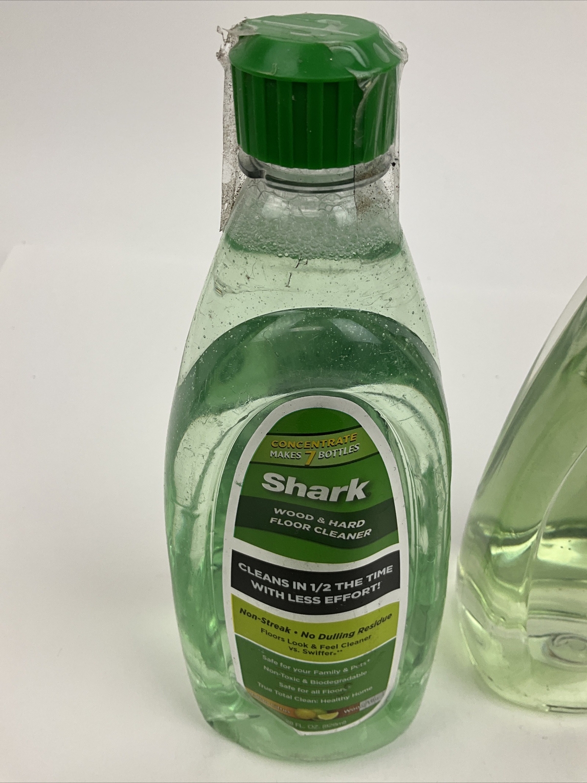 2 Pack Shark Wood & Hard Floor Cleaner Italian Citrus Concentrate 28oz READ